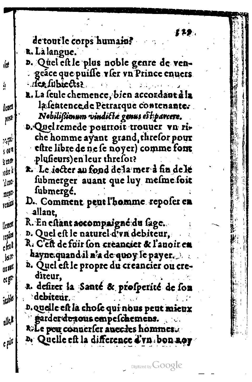1582 - Nicolas Bonfons - Trésor des sentences dorées - BM Lyon
