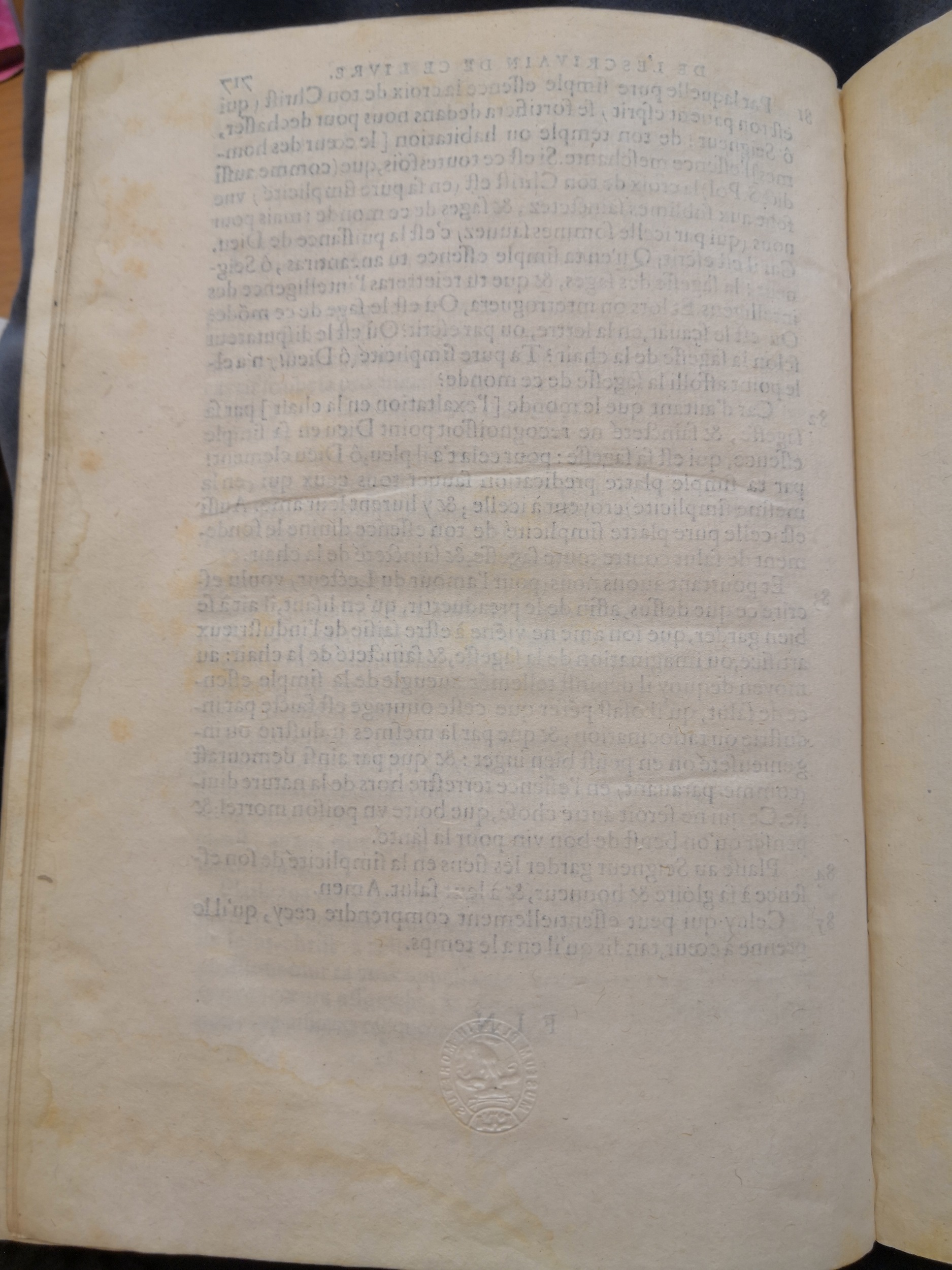 1581c. - Christophe Plantin - Le Livre des témoignages du Trésor caché au champ (Livres 2, 4, 6 et 7) - Anvers Musée Plantin Moretus