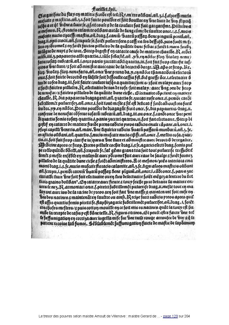 1518 - Claude Nourry - Trésor des pauvres - BIU Santé