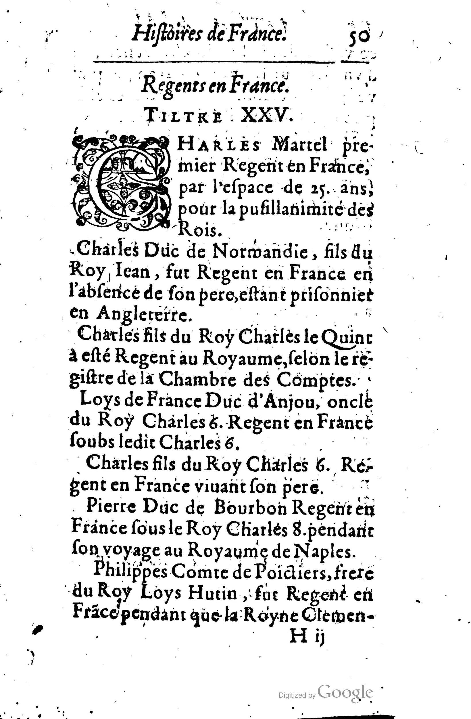 1619 - Jean Corrozet - Trésor des histoires de France - BSB Munich
