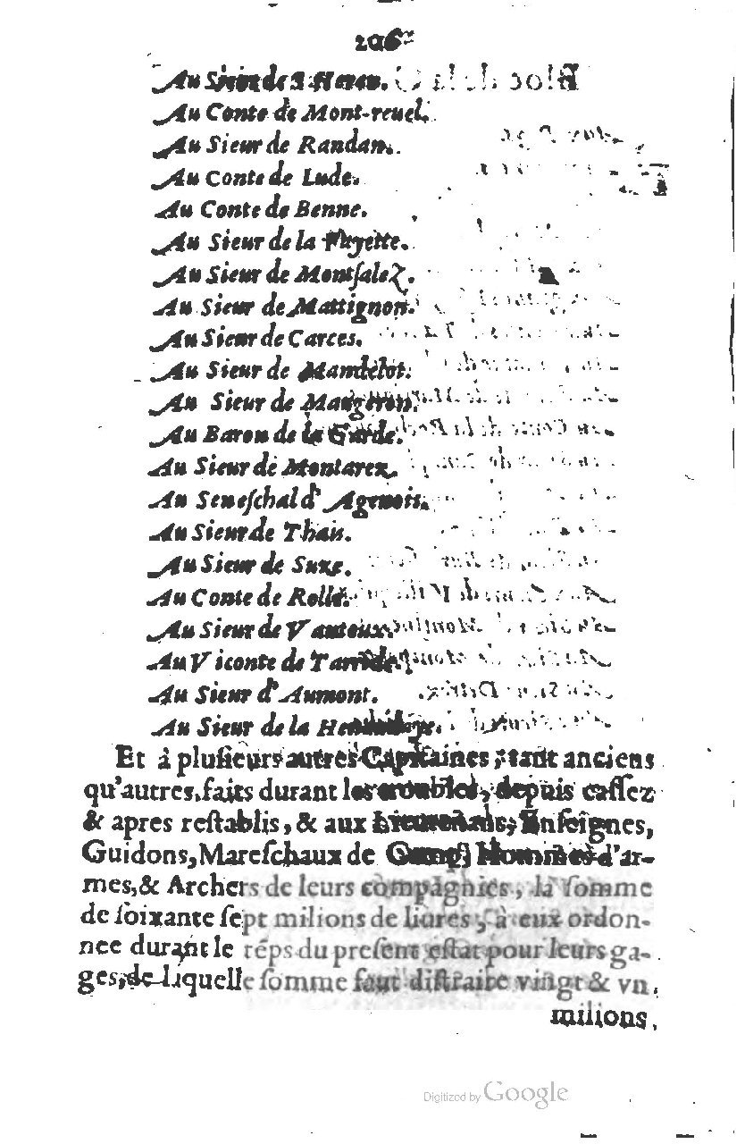 1581 - s.n. - Secret des trésors de France (Livre I) - BSB Munich