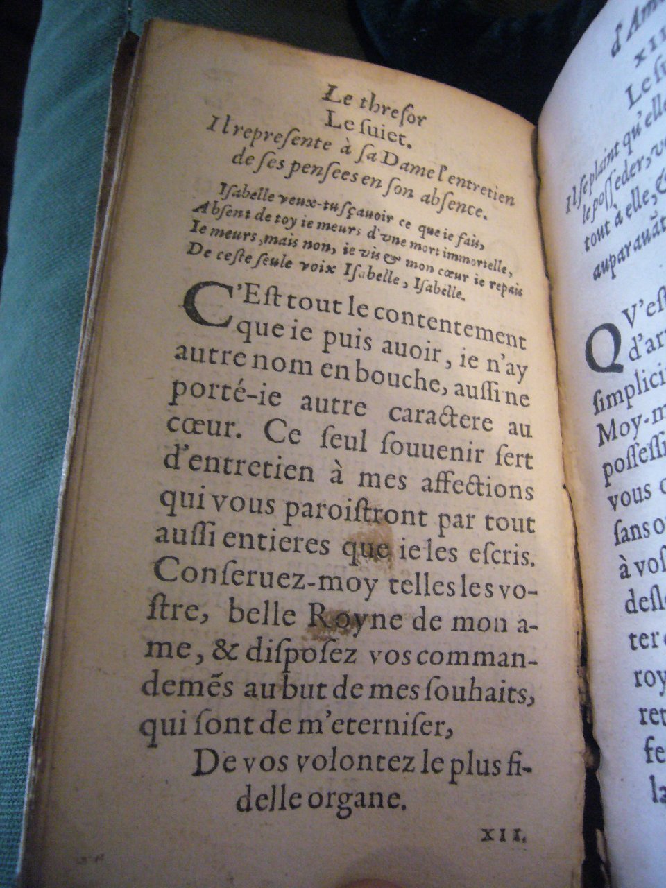 1597 - Matthieu Guillemot - Trésor d’amour - BnF Arsenal