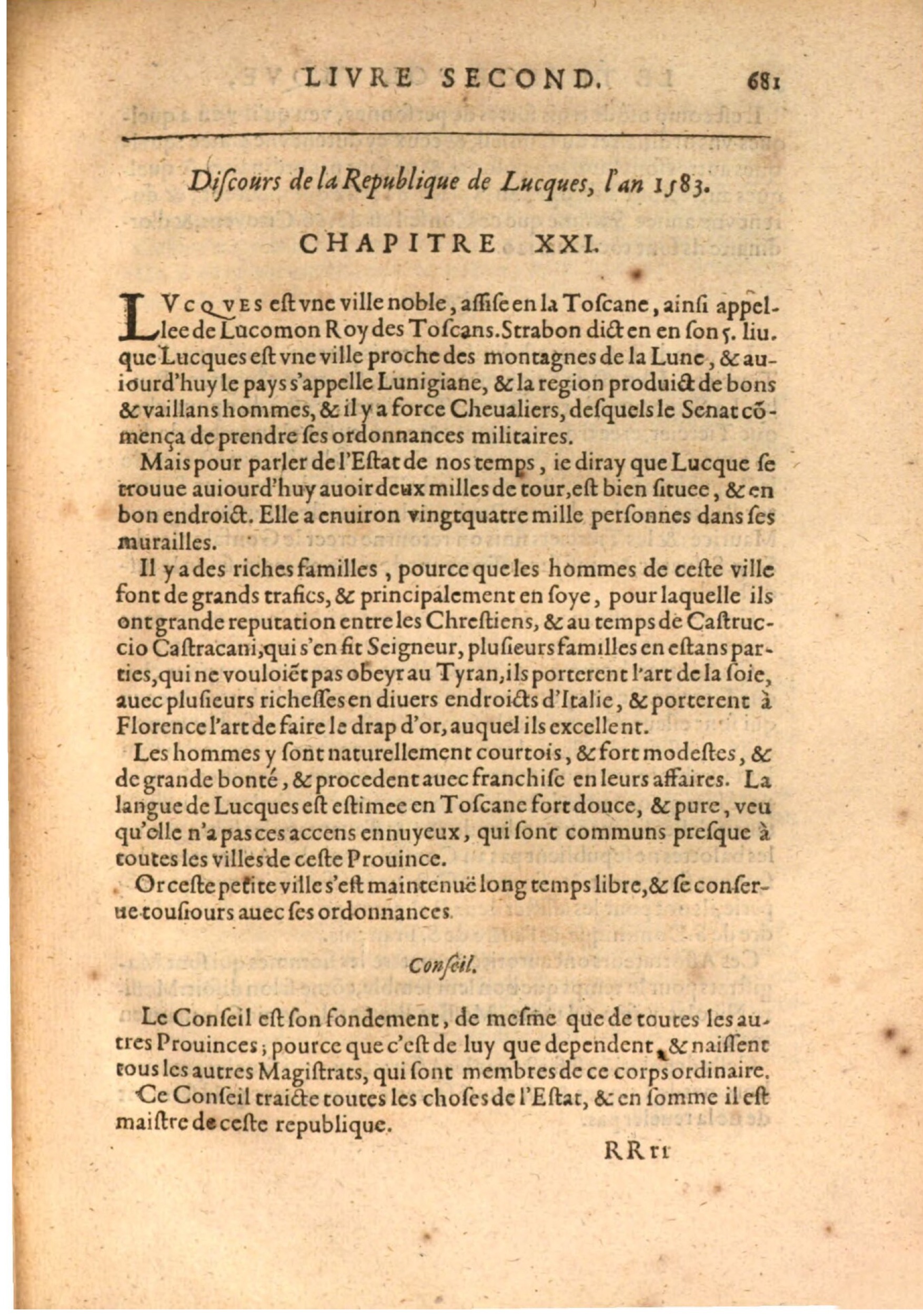1608 - Nicolas Du Fossé - Trésor politique - BSB Munich