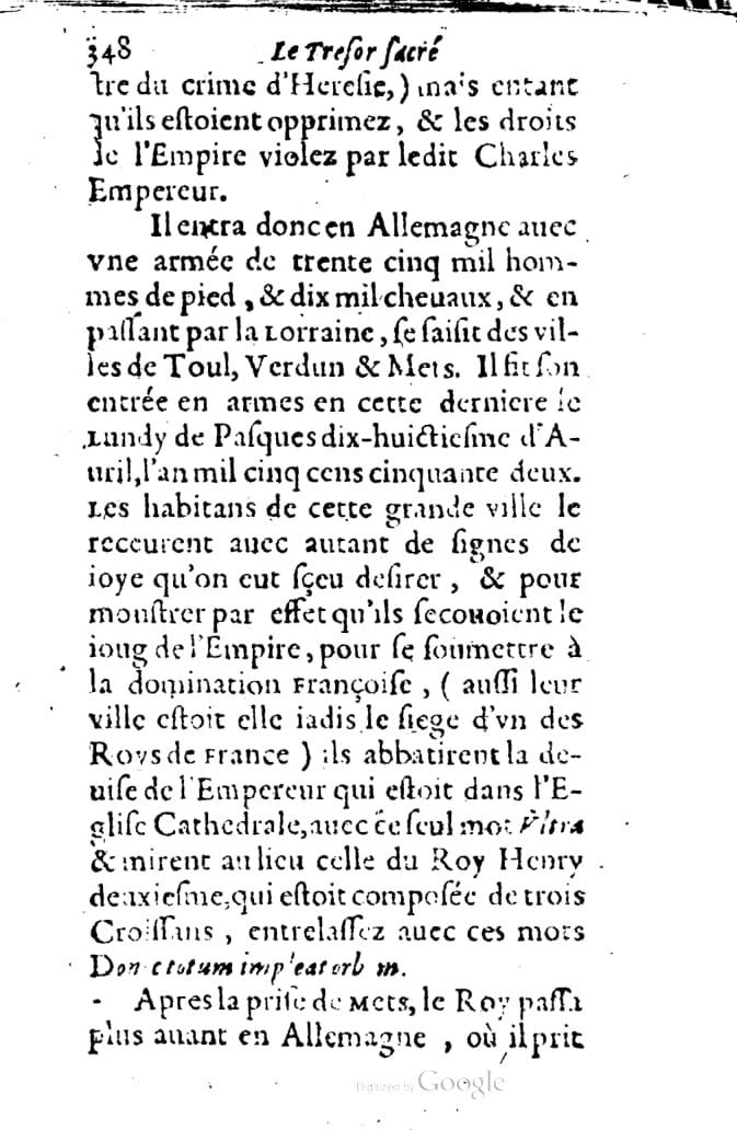 1636 - Jean Billaine - Trésor sacré ou inventaire des saintes reliques - British Library