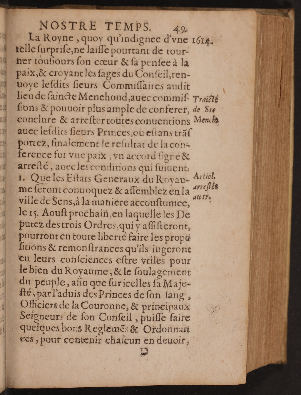 1626 - Joseph Bouillerot - Trésor de l’histoire générale de notre temps - BnF Arsenal