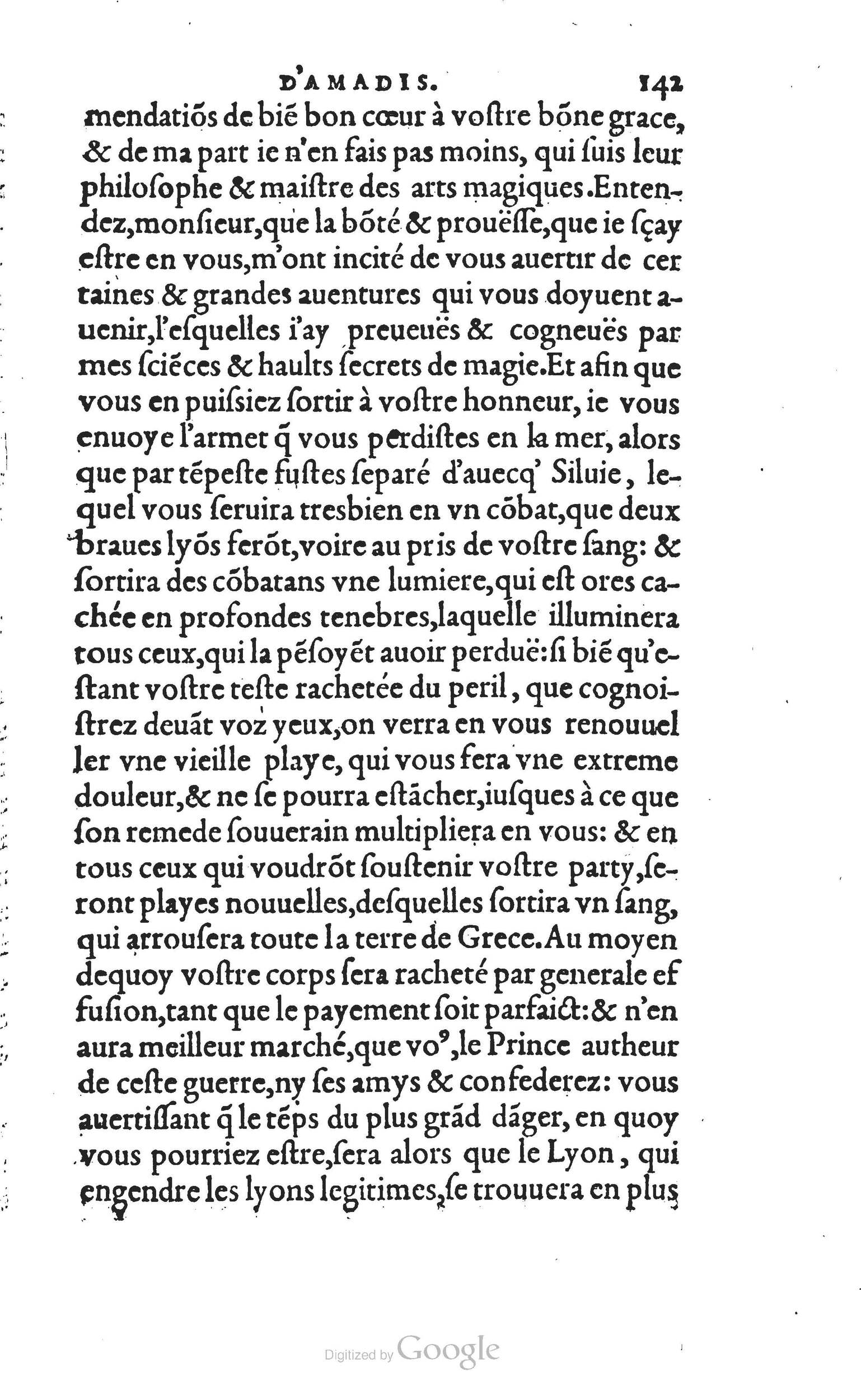 1560 - Vincent Sertenas et Gilles Robinot - Trésor des Amadis - British Library