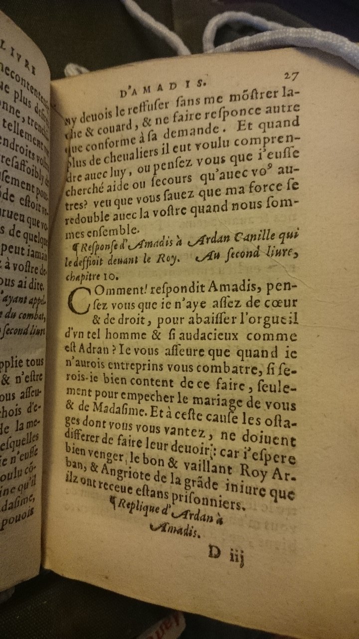 1563 - Jacques Kerver et Jean Ruelle - Trésor des Amadis - British Library 1563 - Jacques Kerver et Jean Ruelle - Trésor des Amadis - British Library