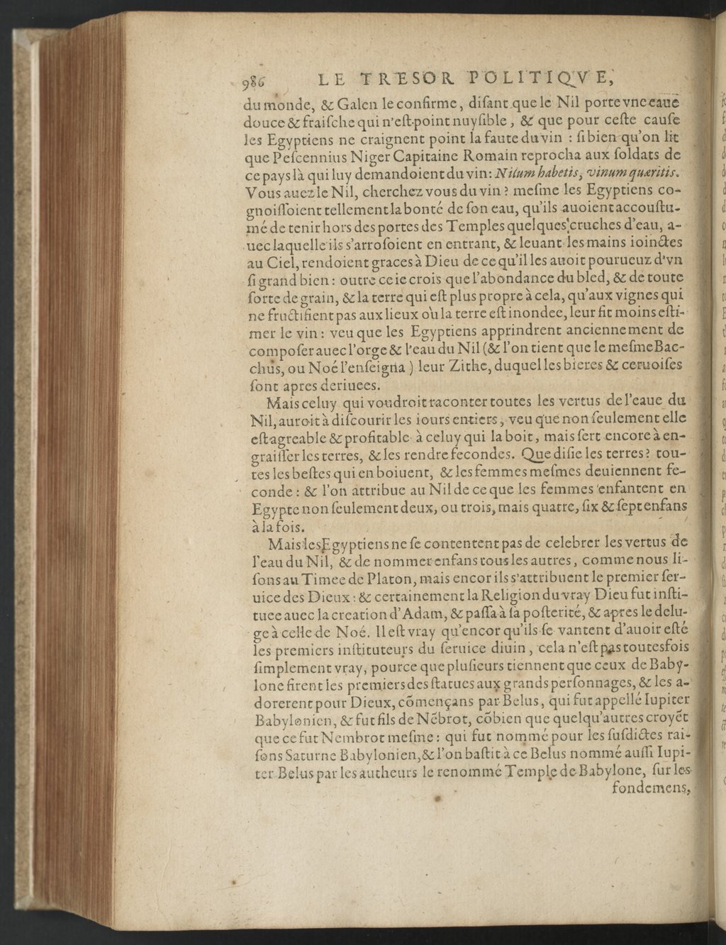 1608 - Nicolas Du Fossé - Trésor politique - BnF Tolbiac