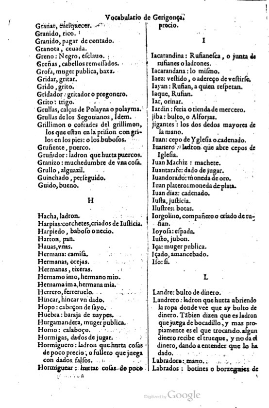 1621 - Adrian Tiffaine - Trésor des deux langues espagnole et française - BM Lyon