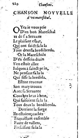 1623 - Jacques Cailloüé - Trésor ou recueil des chansons amoureuses - British Library