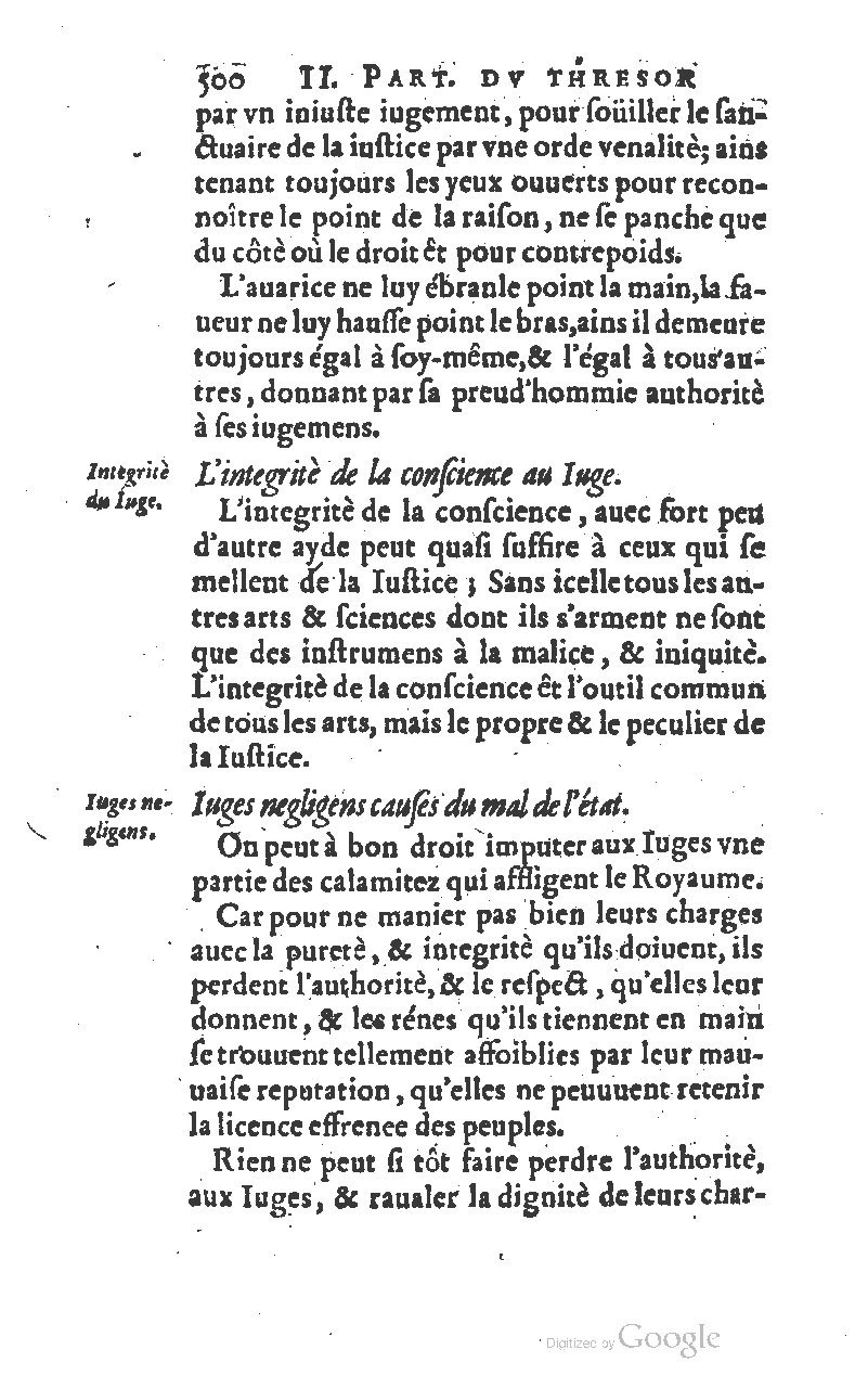 1610 - Louis Coste - Trésor de l’éloquence française (Seconde partie) - BM Lyon