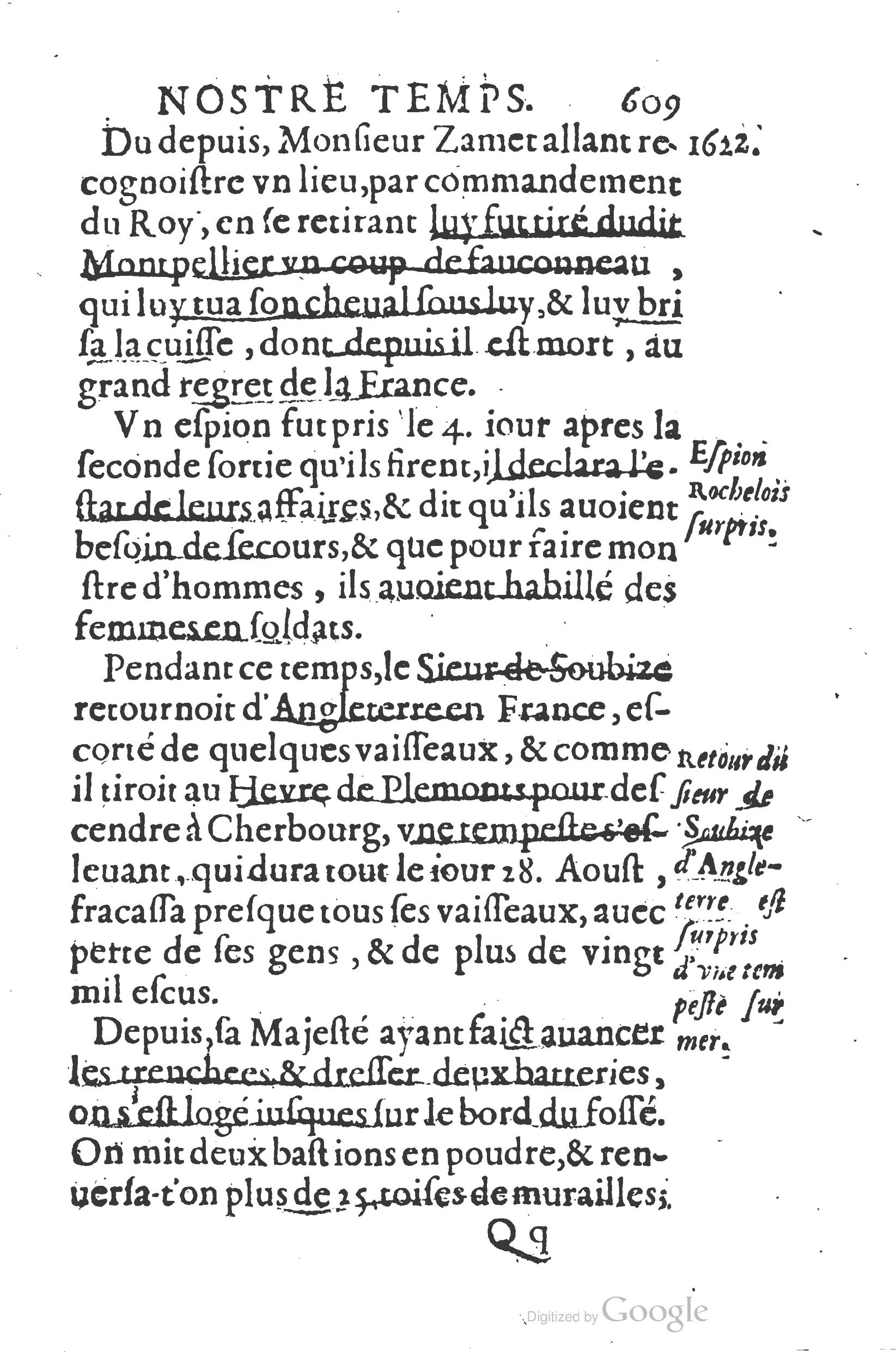 1626 - Joseph Bouillerot - Trésor de l’histoire générale de notre temps - BSB Munich