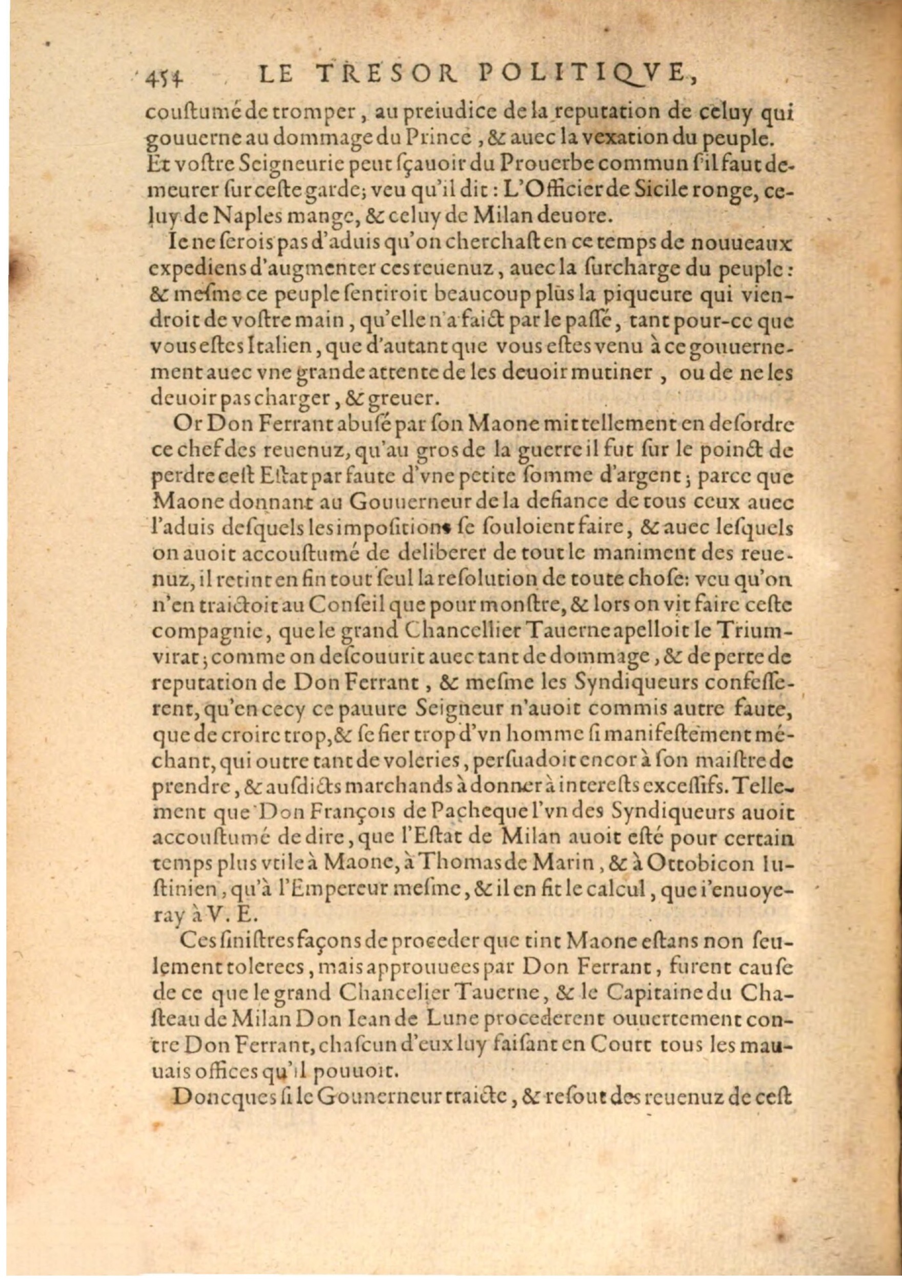 1608 - Nicolas Du Fossé - Trésor politique - BSB Munich