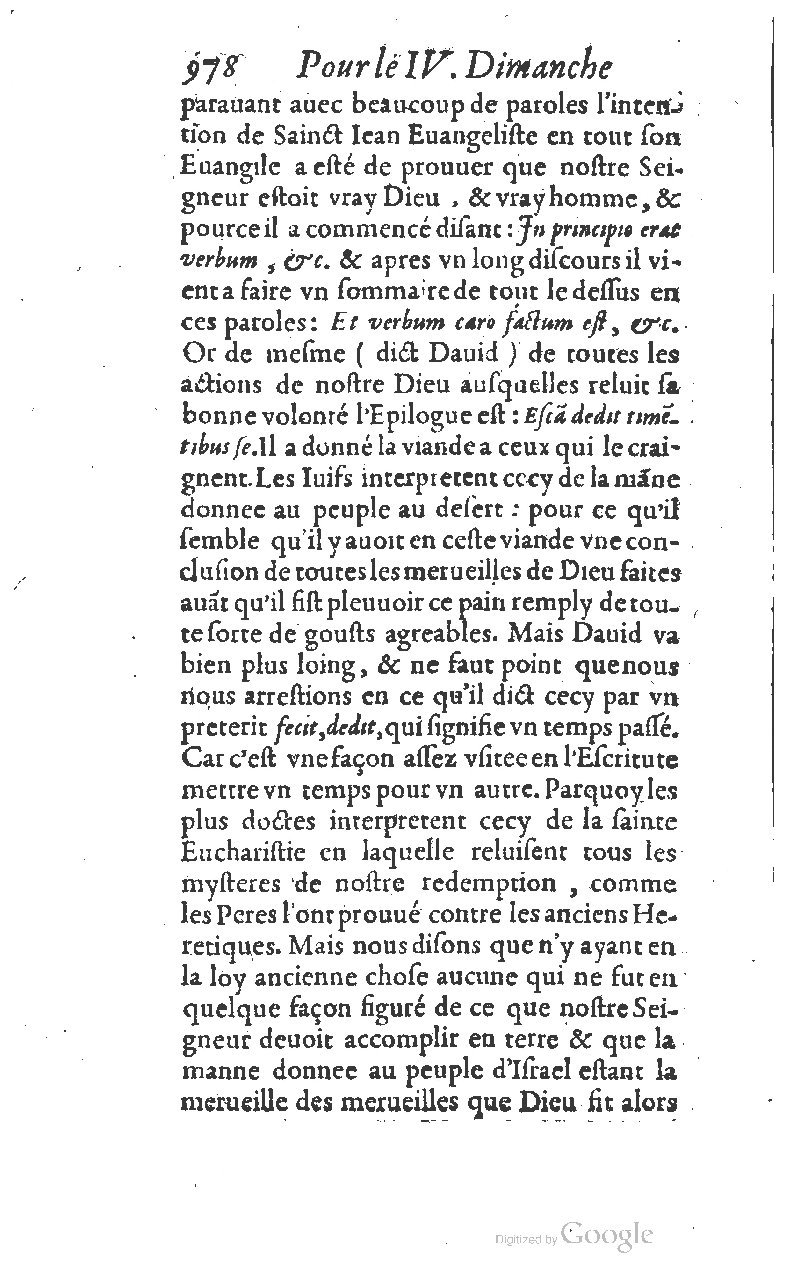1607 - Nicolas Du Fossé - Trésor quadragésimal - T 01 - BM Lyon