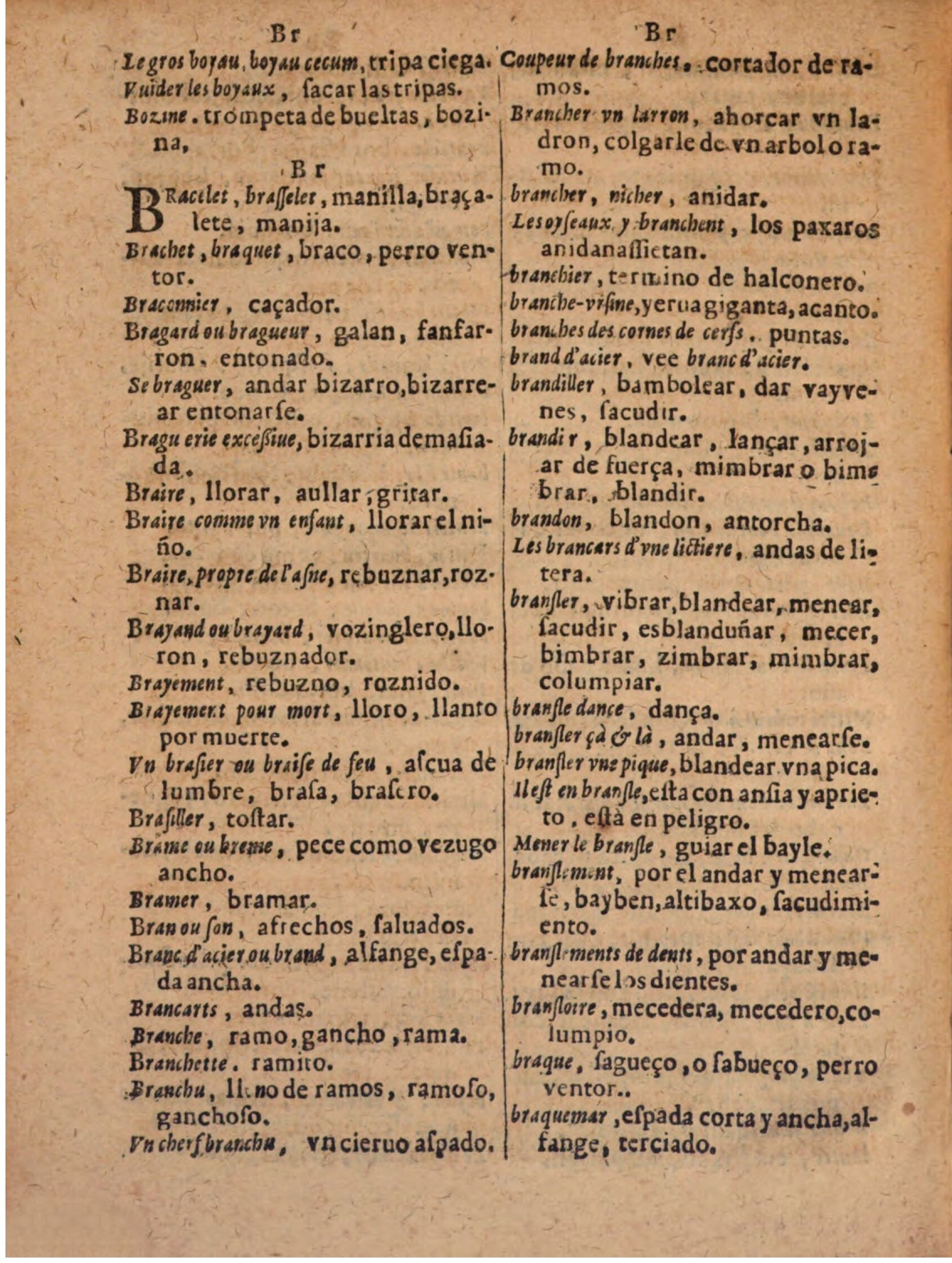 1624 - Hubert Antoine - Trésor des deux langues espagnole et française (Seconde partie) - BSB Munich