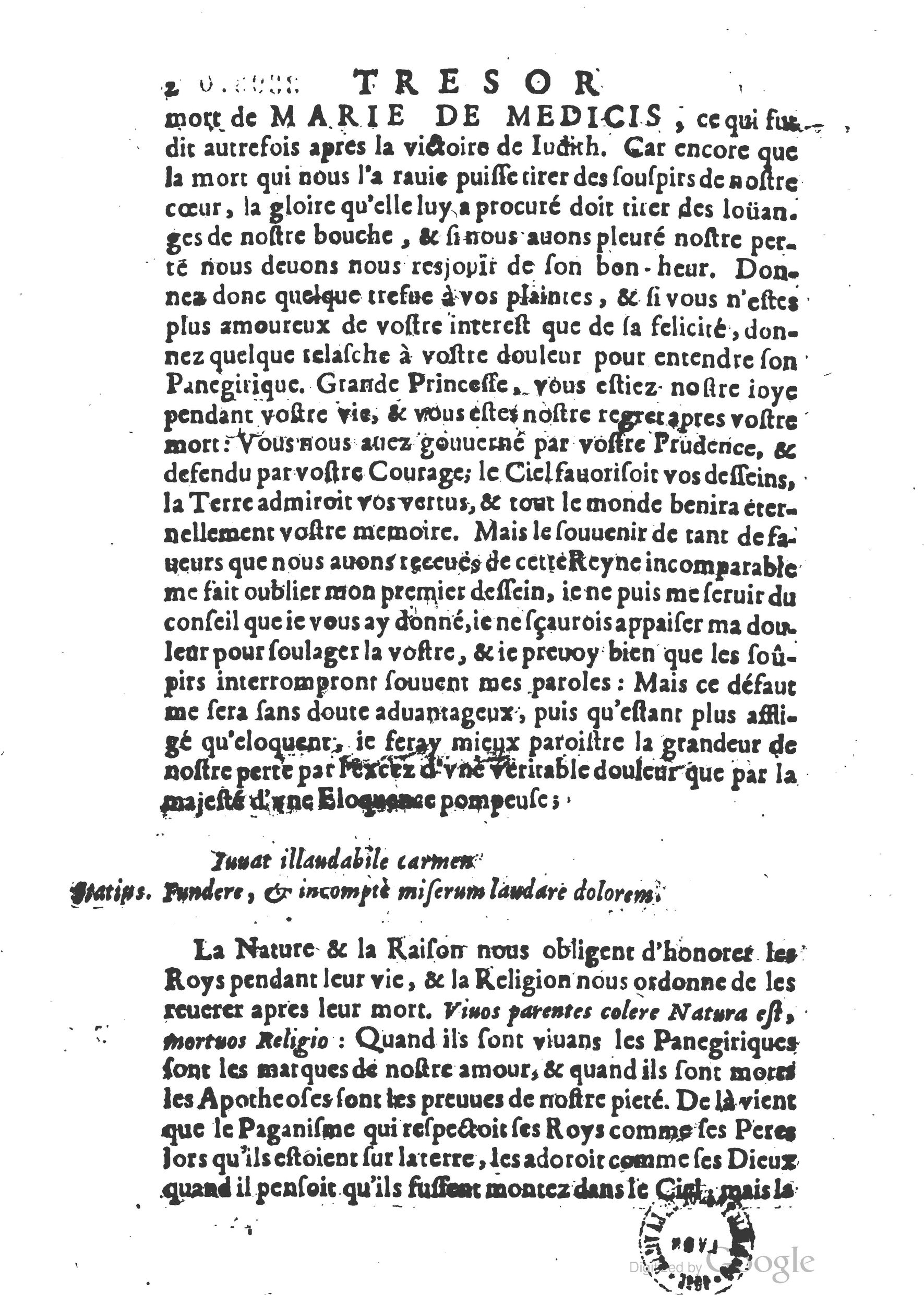 1654 - Michel Bobin - Trésor des harangues, remontrances et oraisons funèbres - BM Lyon 1654 - Michel Bobin - Trésor des harangues, remontrances et oraisons funèbres - BM Lyon