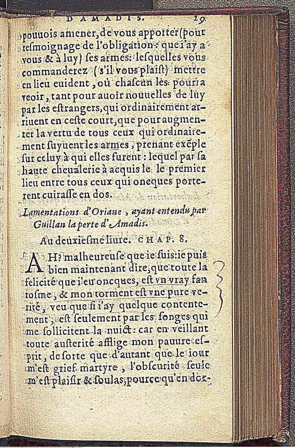 1573 - Olivier de Harsy - Trésor des Amadis - Edimbourg