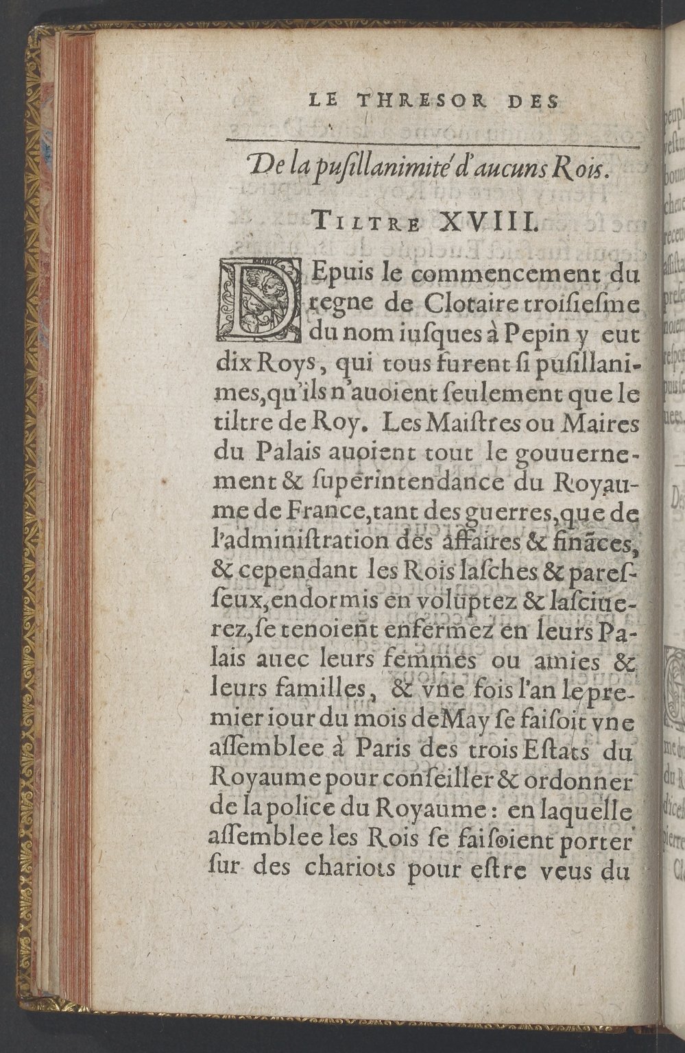 1603 - Galiot Corrozet - Trésor des histoires de France - BnF Tolbiac