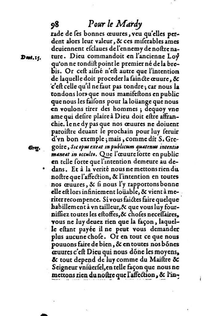 1607 - Nicolas Du Fossé - Trésor quadragésimal - T 02 - BM Lyon