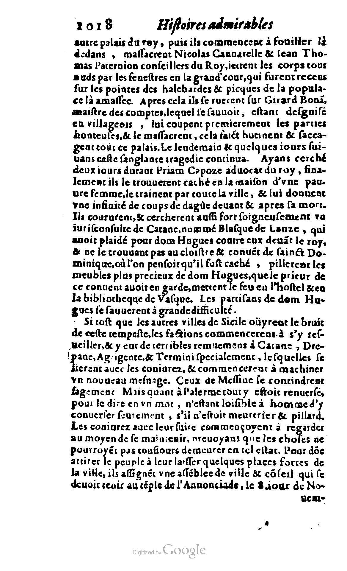 1620 - Samuel Crespin - Trésor d’histoires admirables et mémorables - BCU Lausanne