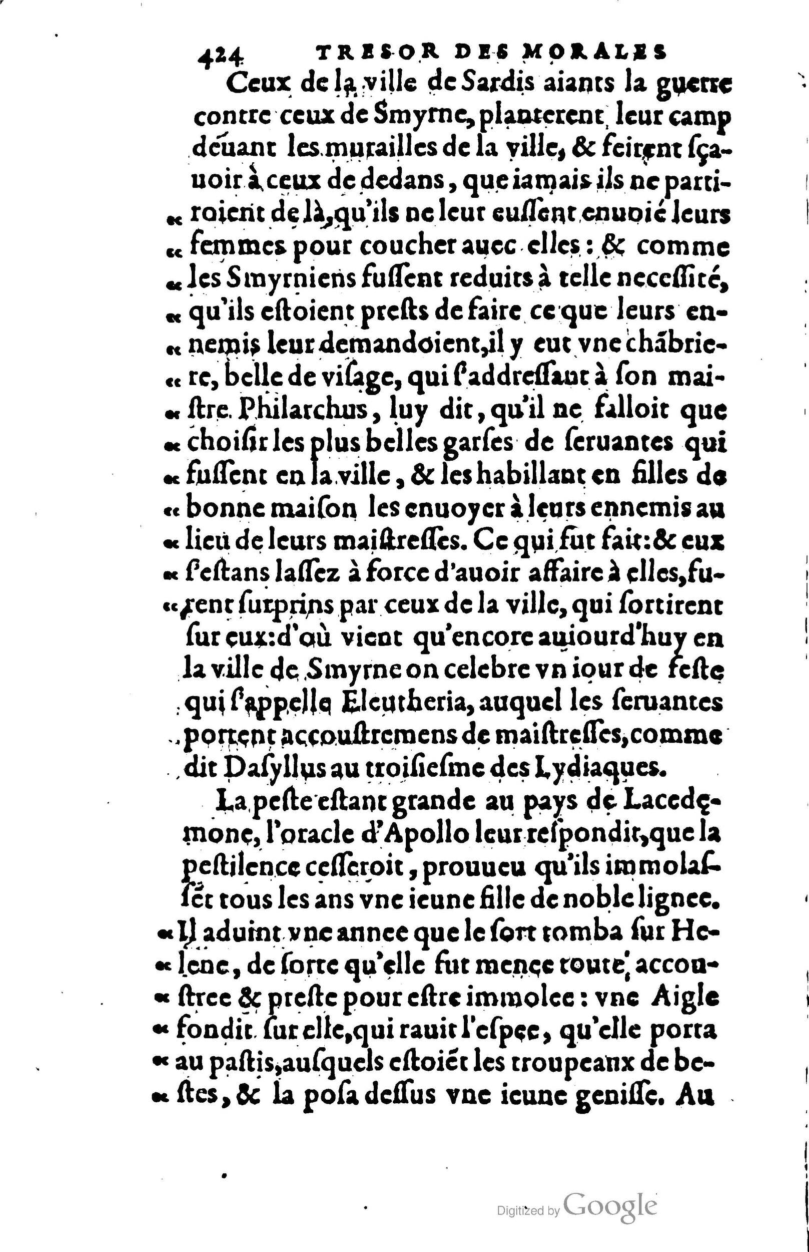 1578 - Jean Poupy - Trésor des morales de Plutarque - BSB Munich