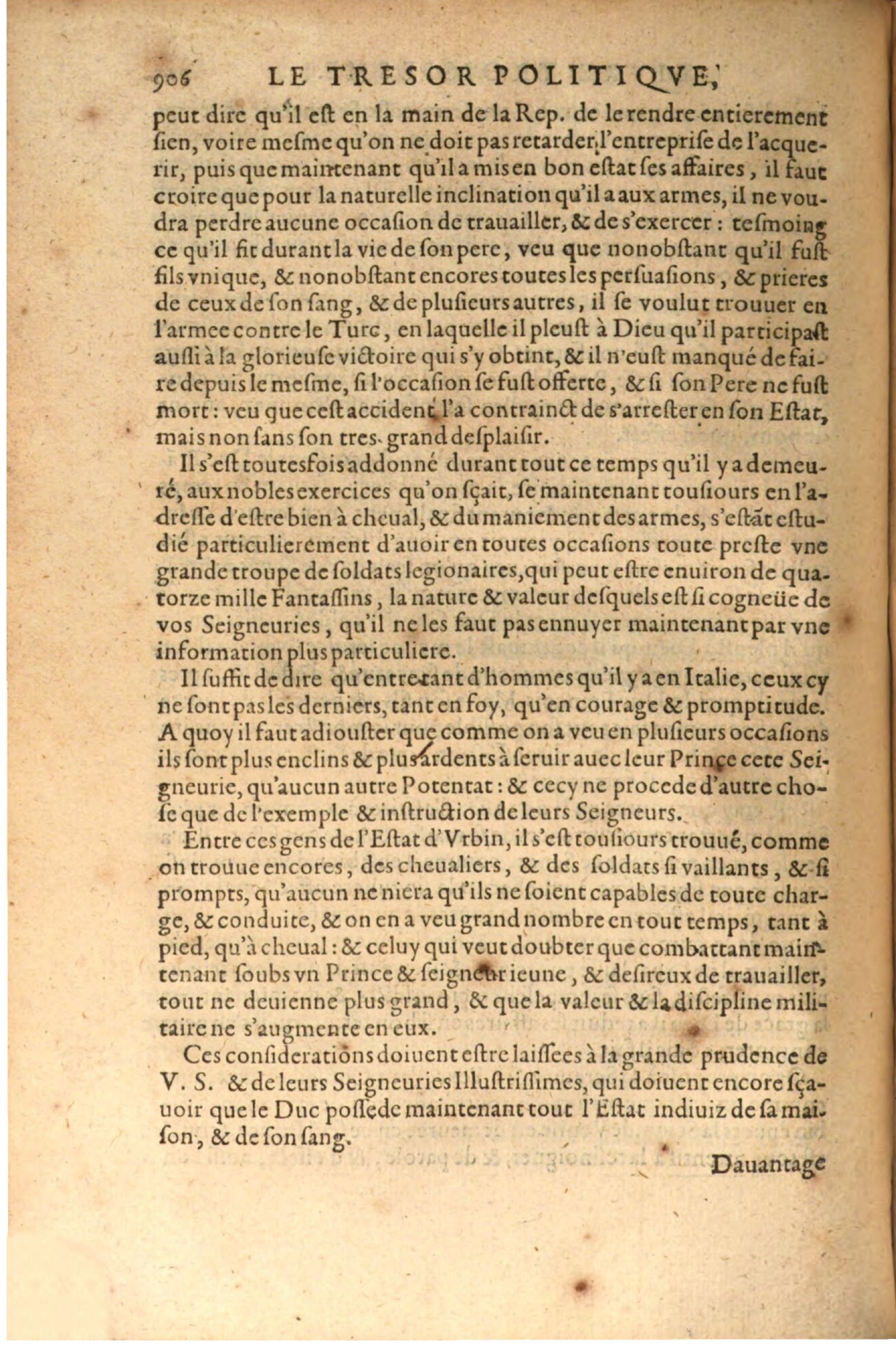 1608 - Nicolas Du Fossé - Trésor politique - BSB Munich