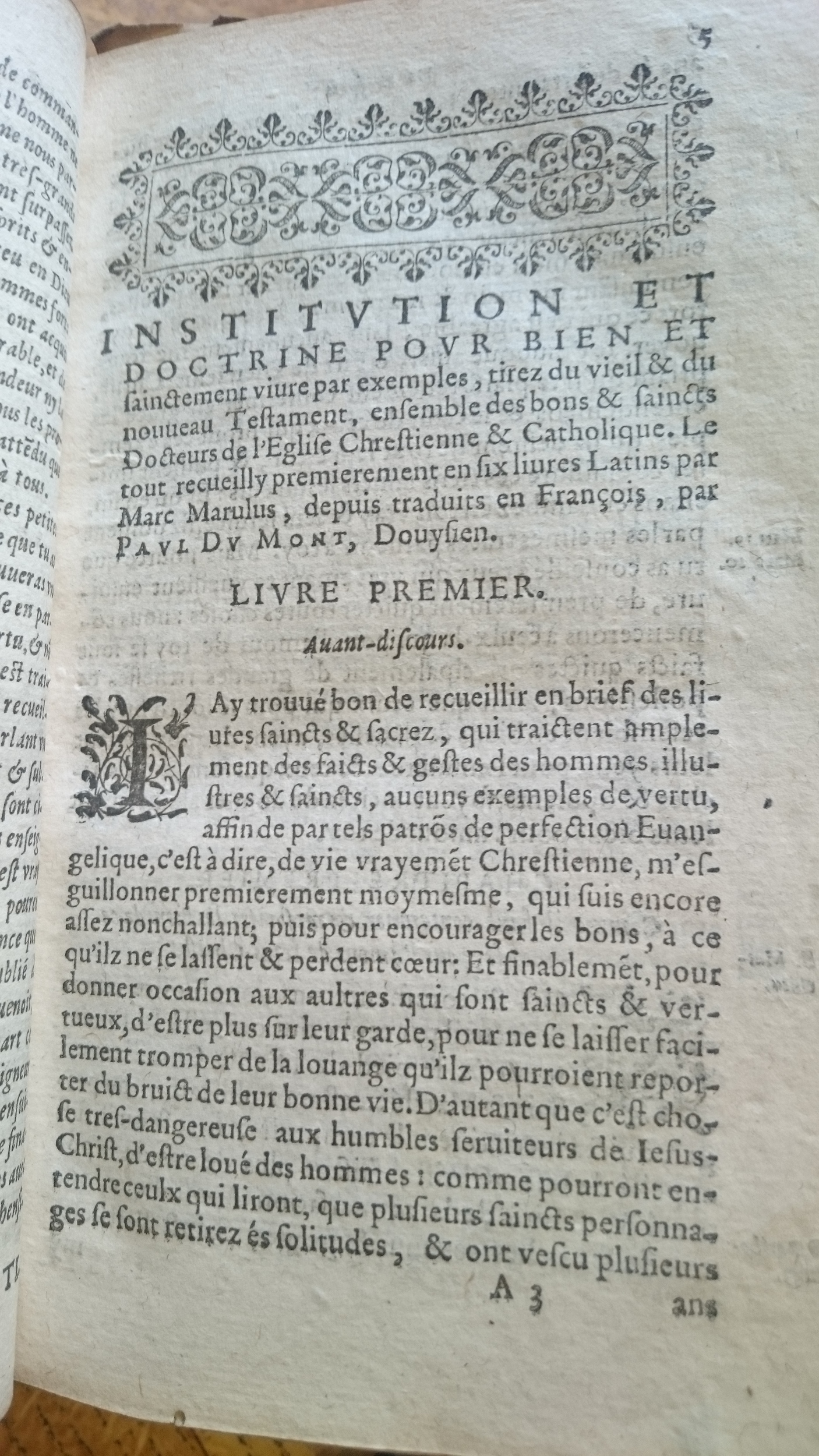 1599 - Balthazar Bellère - Trésor des faits et dits mémorables des hommes saints et illustres - Douai Quincy 1599 - Balthazar Bellère - Trésor des faits et dits mémorables des hommes saints et illustres - Douai Quincy