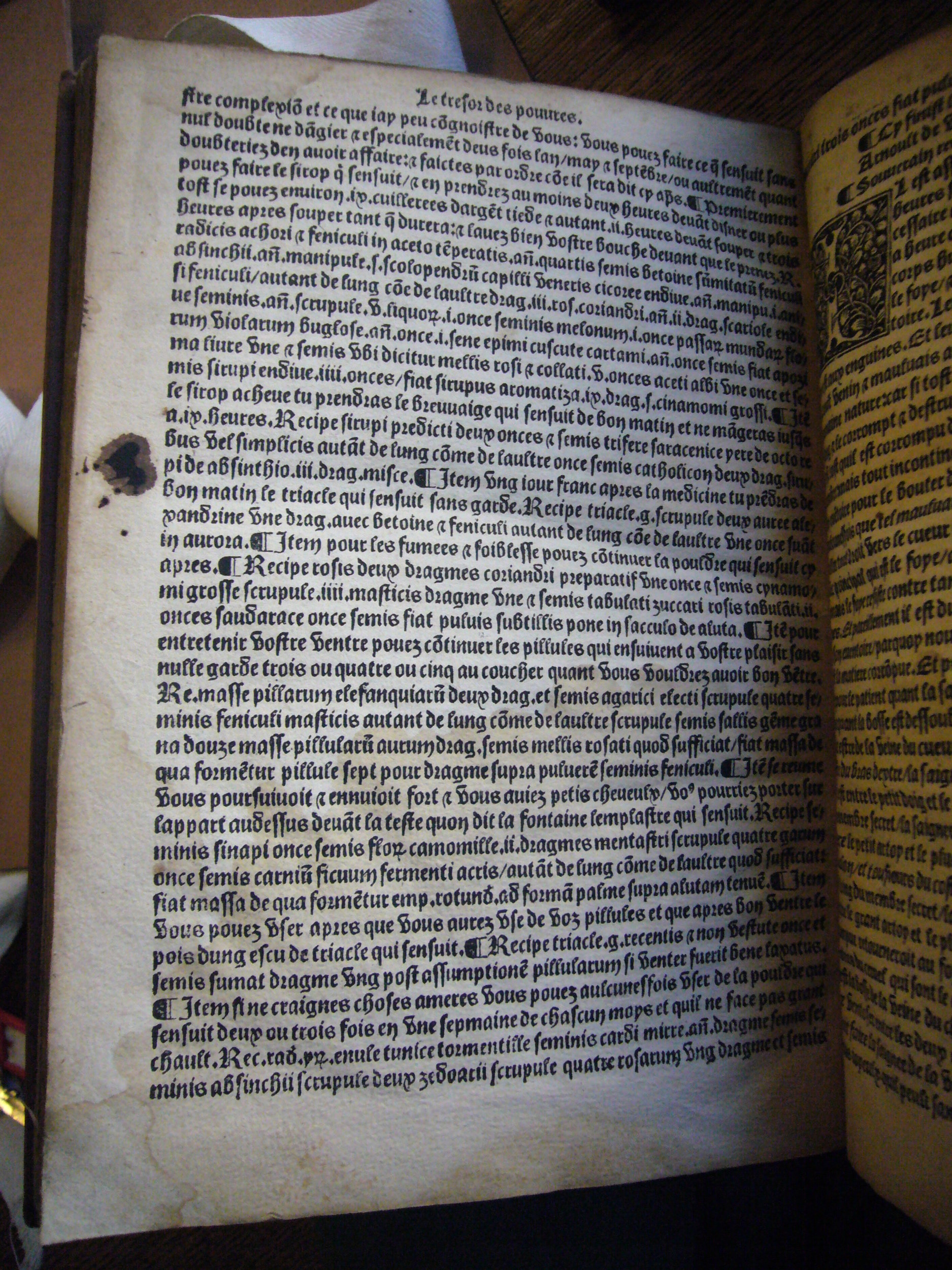 1527 - Claude Nourry - Trésor des pauvres - BnF Arsenal