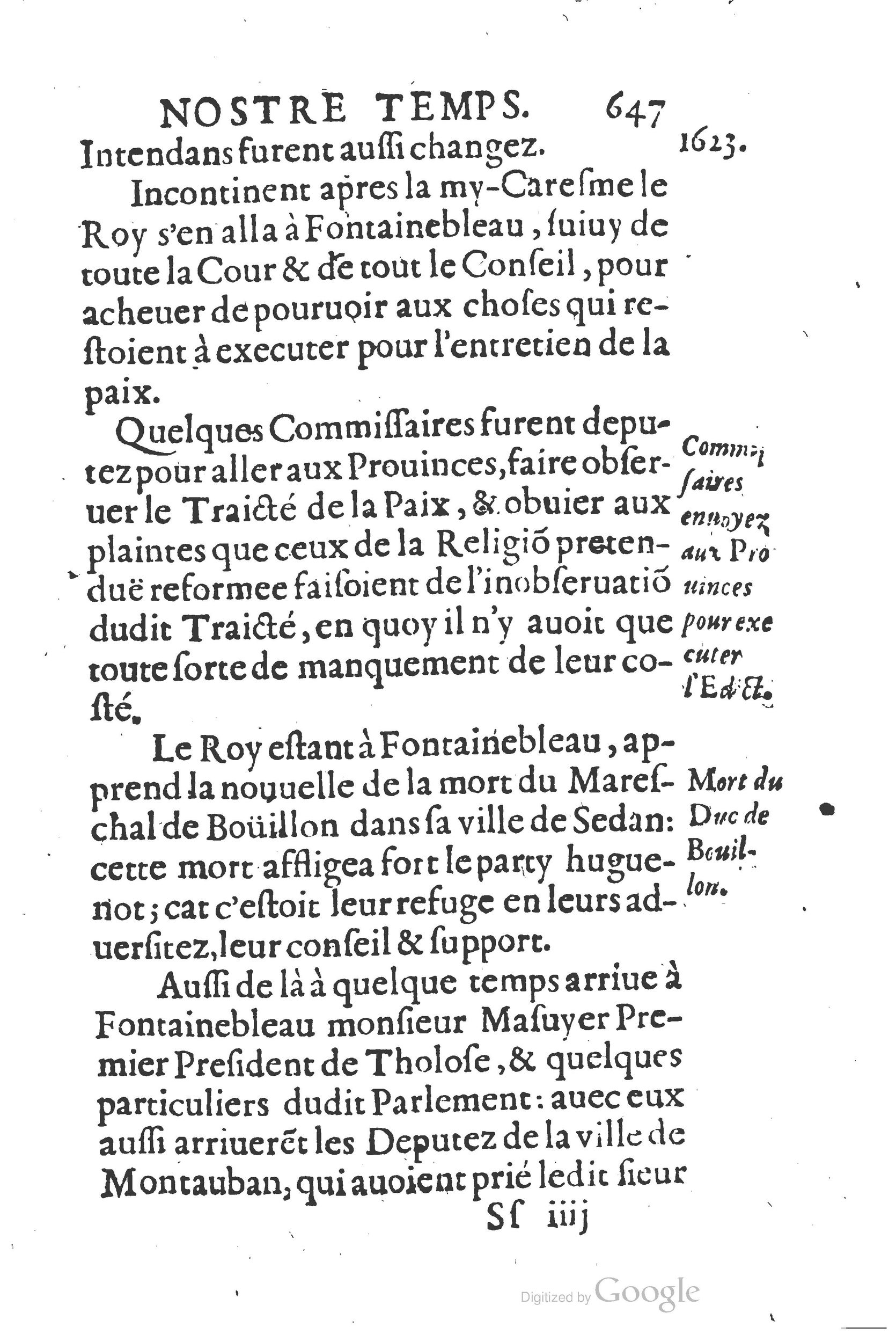 1626 - Joseph Bouillerot - Trésor de l’histoire générale de notre temps - BSB Munich