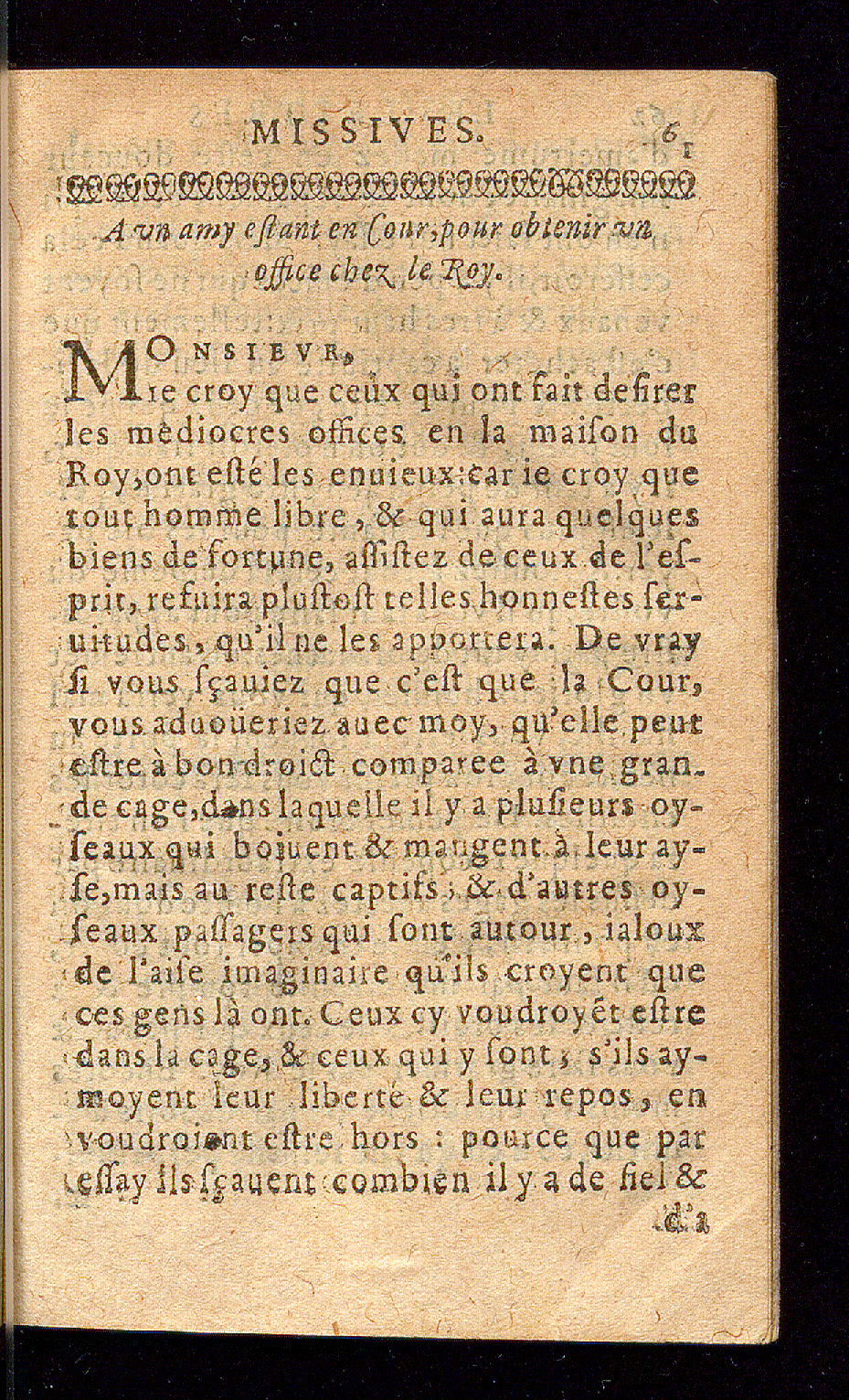 1614 - Barthélemy Vincent - Élite et Trésor des lettres missives - Bâle