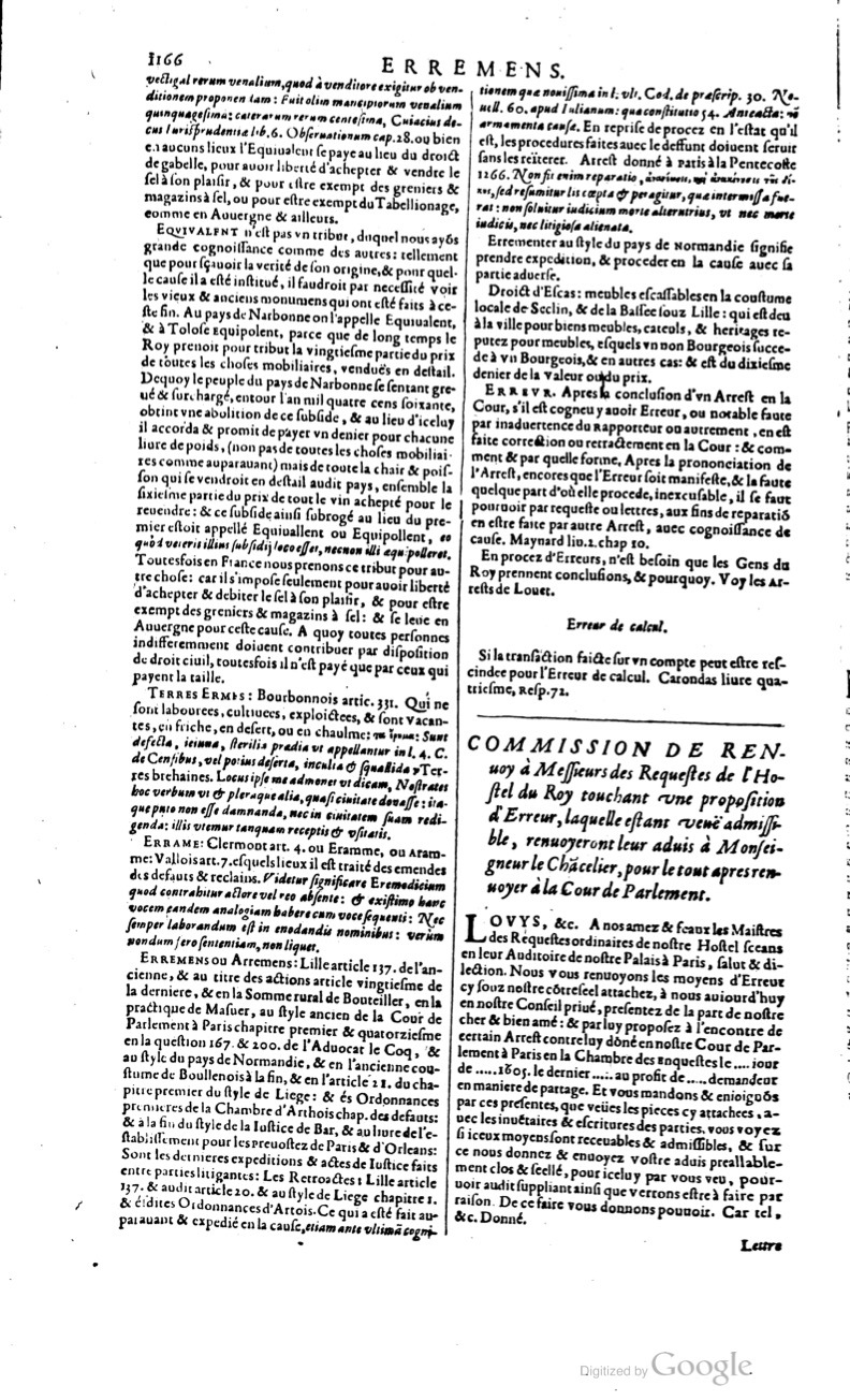 1629 - Veuve Nicolas Buon - Trésor du droit français (21754 T. 1) - BM Lyon