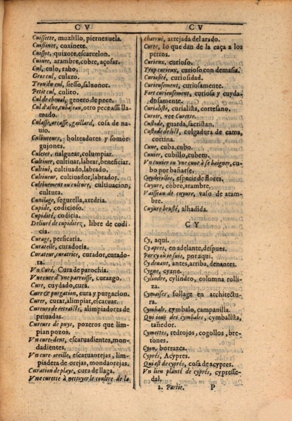 1607 - Marc Orry - Trésor des deux langues espagnole et française (Première et Seconde parties) - ÖNB Wien