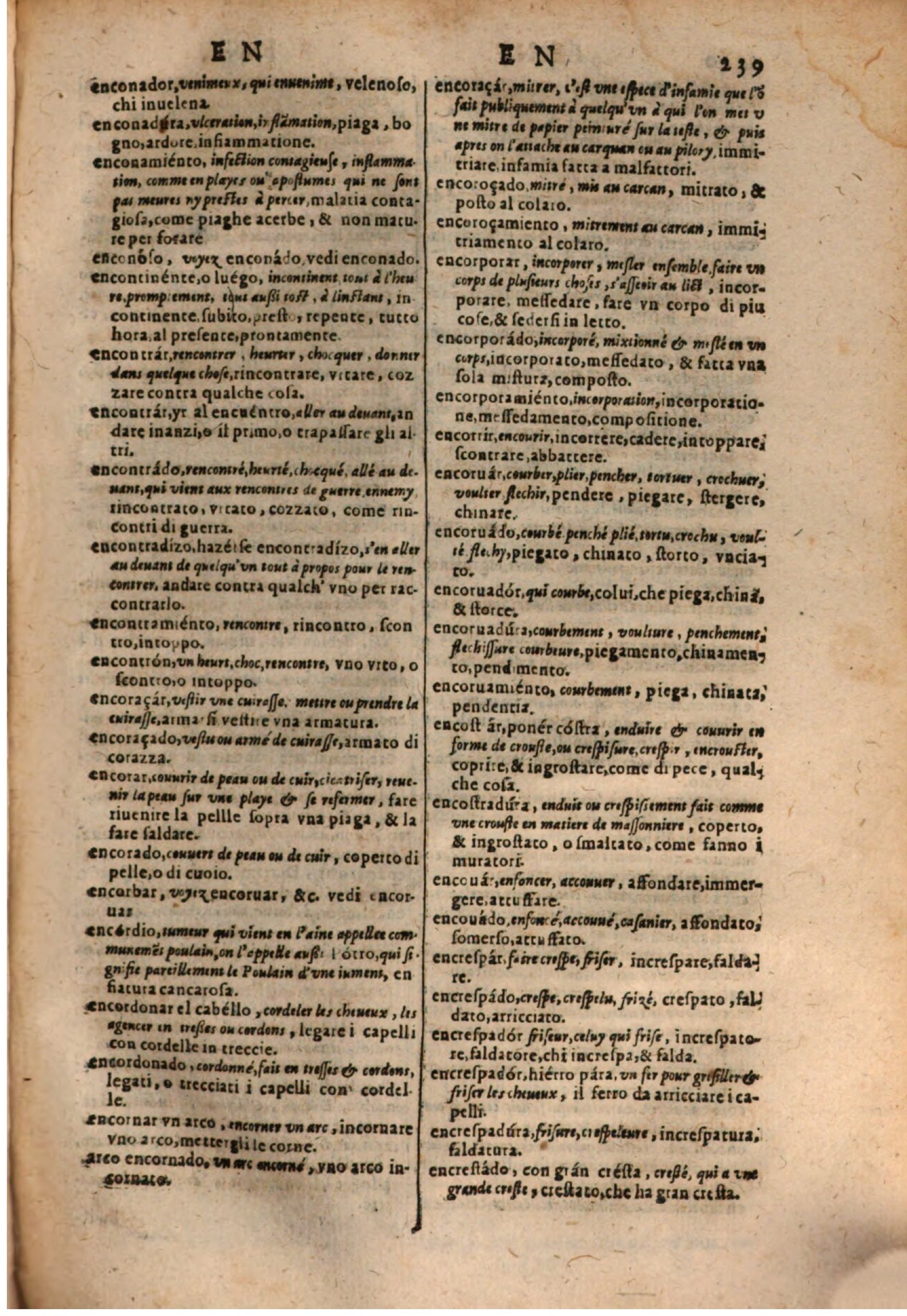 1637 - Jacques Crespin - Trésor des trois langues (Trois parties) - BSB Munich