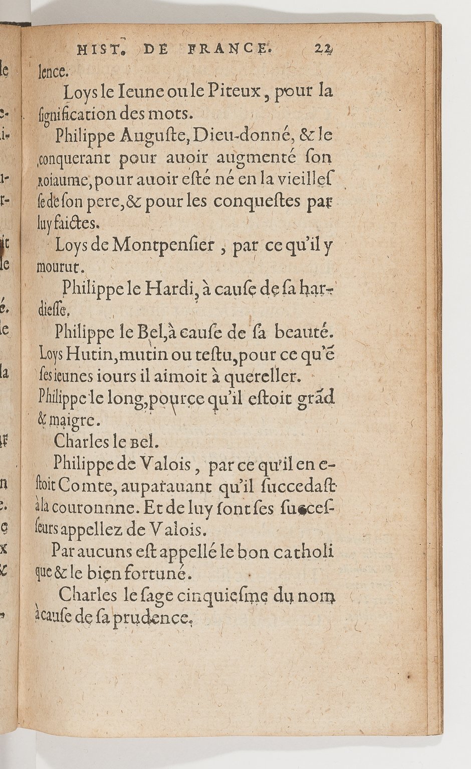 1583 - Galiot Corrozet - Trésor des histoires de France - BnF