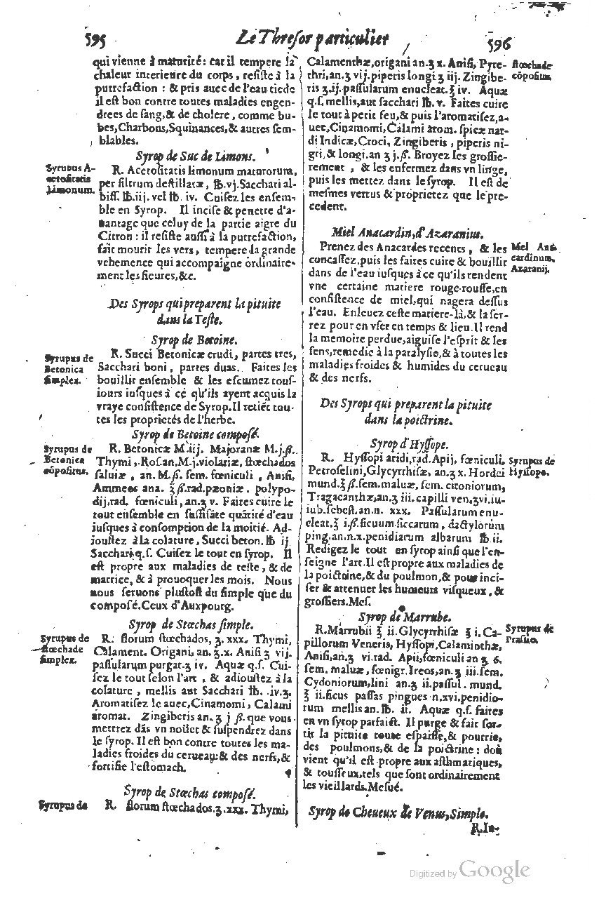 1616 - Étienne Gamonet - Grand trésor ou dispensaire - BSB Munich