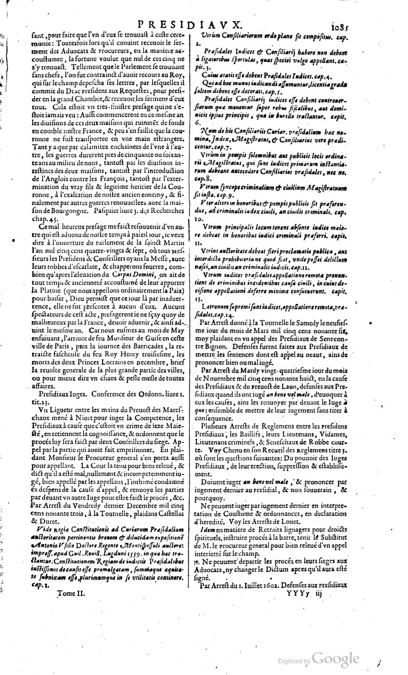1629 - Veuve Nicolas Buon - Trésor du droit français (29620 T. 2) - BM Lyon