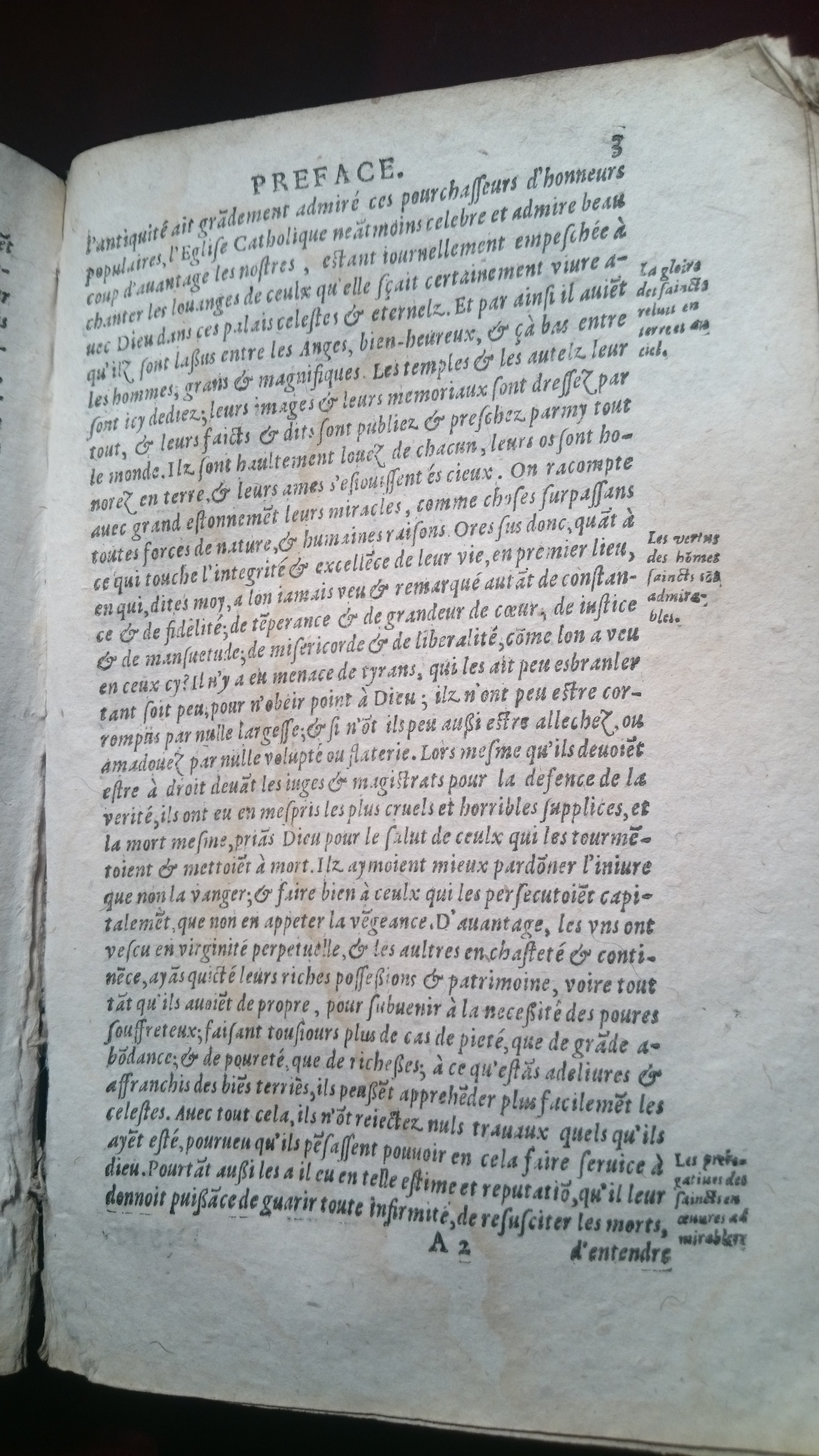1596 - Jean Bogart - Trésor des faits et dits mémorables des hommes saints et illustres - BM Amiens