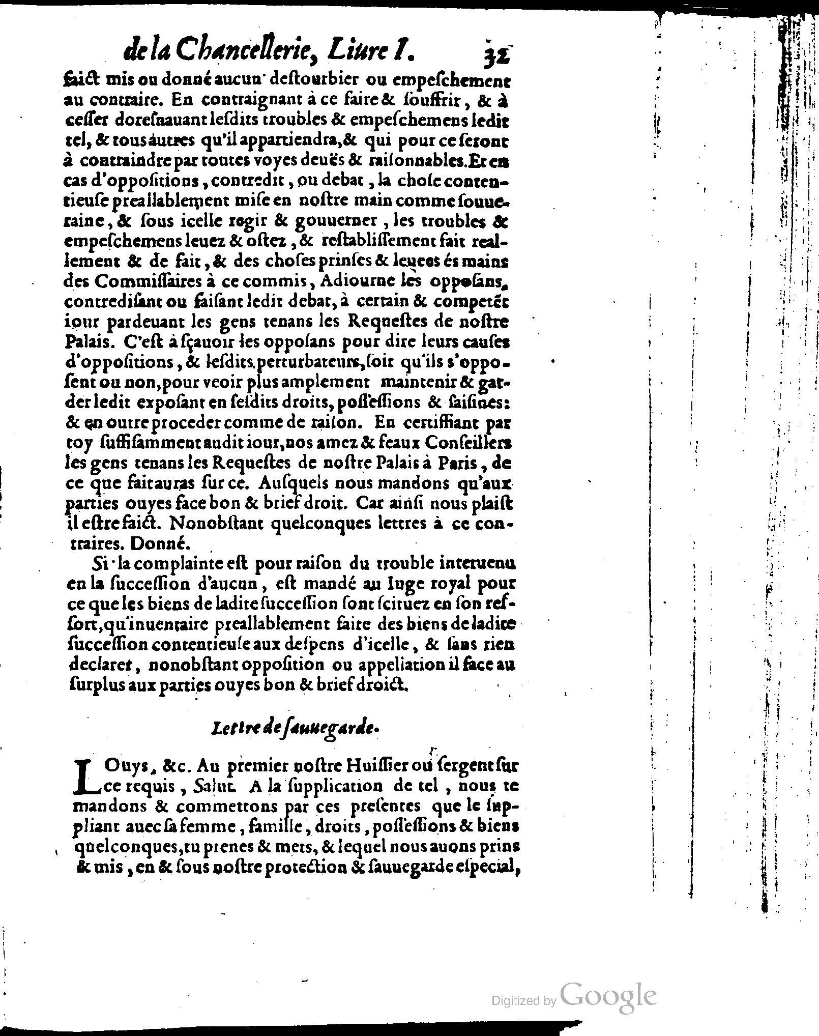 1614 - Jean Richer - Trésor du nouveau style et protocole de la chancellerie de France - BSB Munich