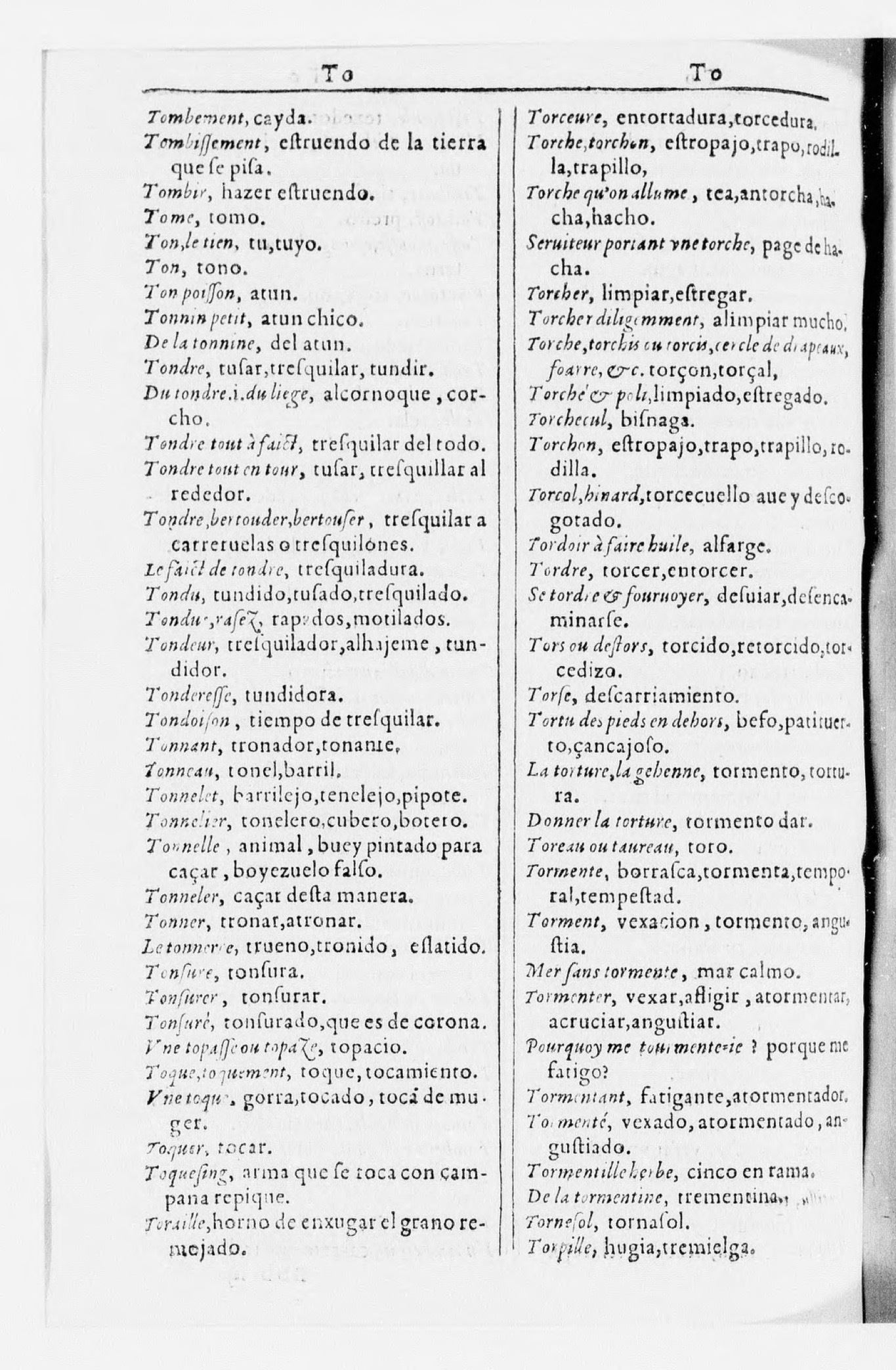 1616 - Veuve Marc Orry - Trésor des deux langues espagnole et française (Seconde partie) - BnF 1616 - Veuve Marc Orry - Trésor des deux langues espagnole et française (Seconde partie) - BnF