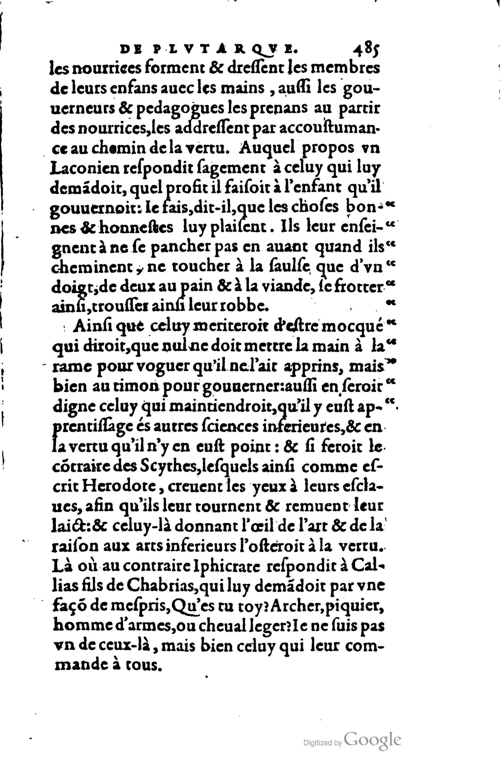 1578 - Jean Poupy - Trésor des morales de Plutarque - BSB Munich