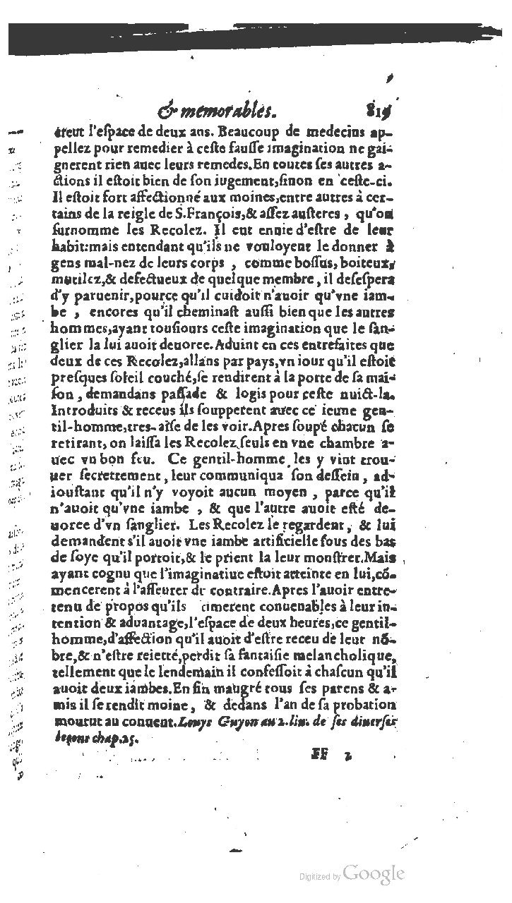1610 - Paul Marceau - Trésor d’histoires admirables et mémorables - BSB Munich