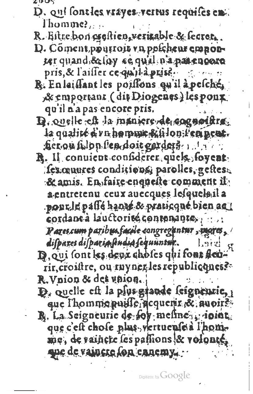 1581 - Nicolas Bonfons  - Trésor des sentences dorées - Princeton