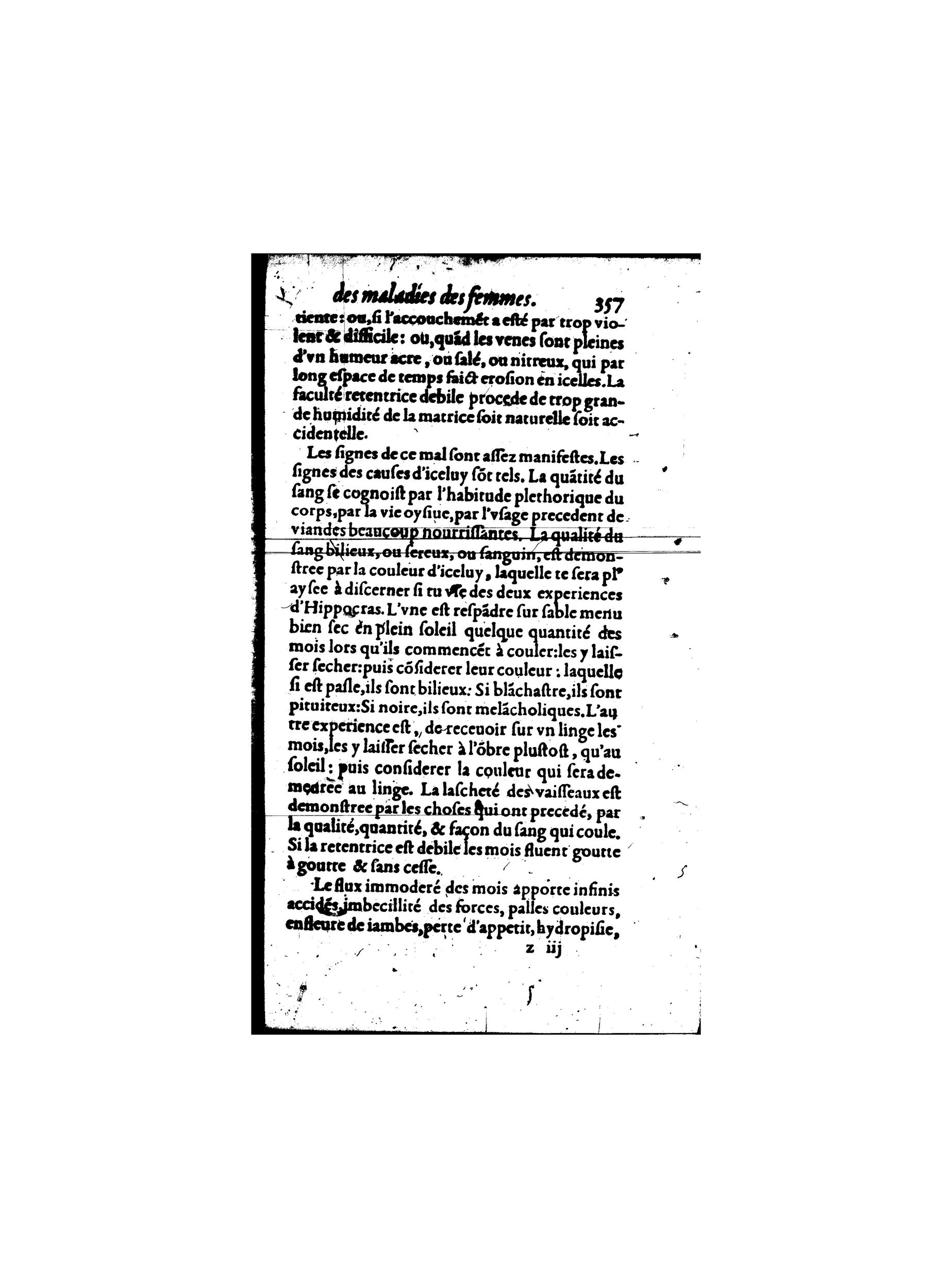 1587 - Jacques du Puis - Trésor des remèdes secrets pour les maladies des femmes - BnF