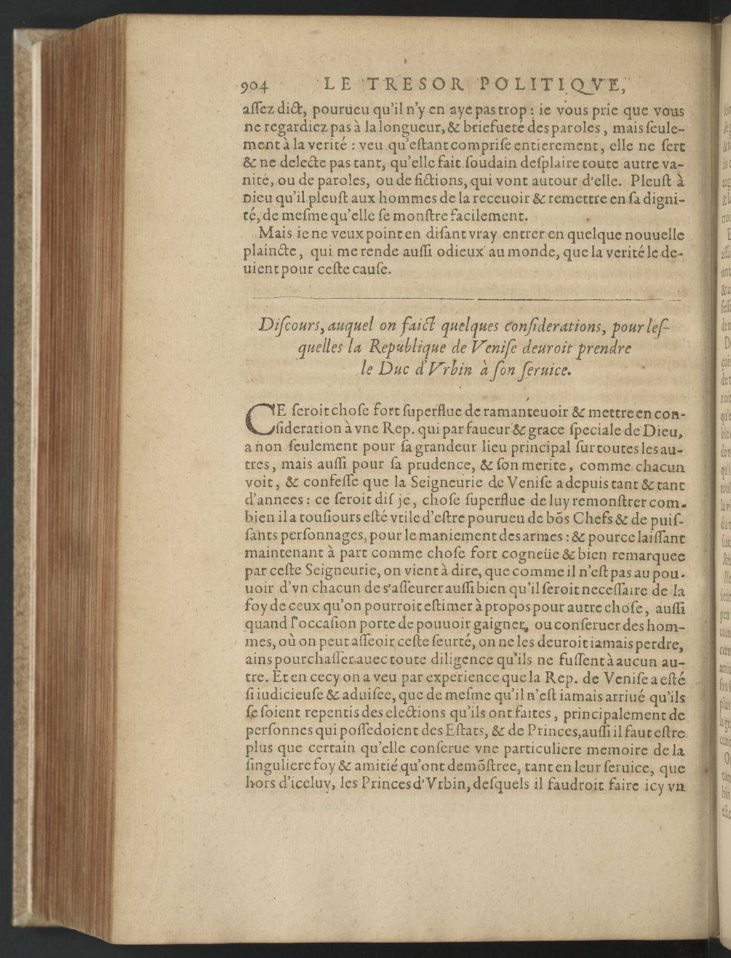 1608 - Nicolas Du Fossé - Trésor politique - BnF Tolbiac