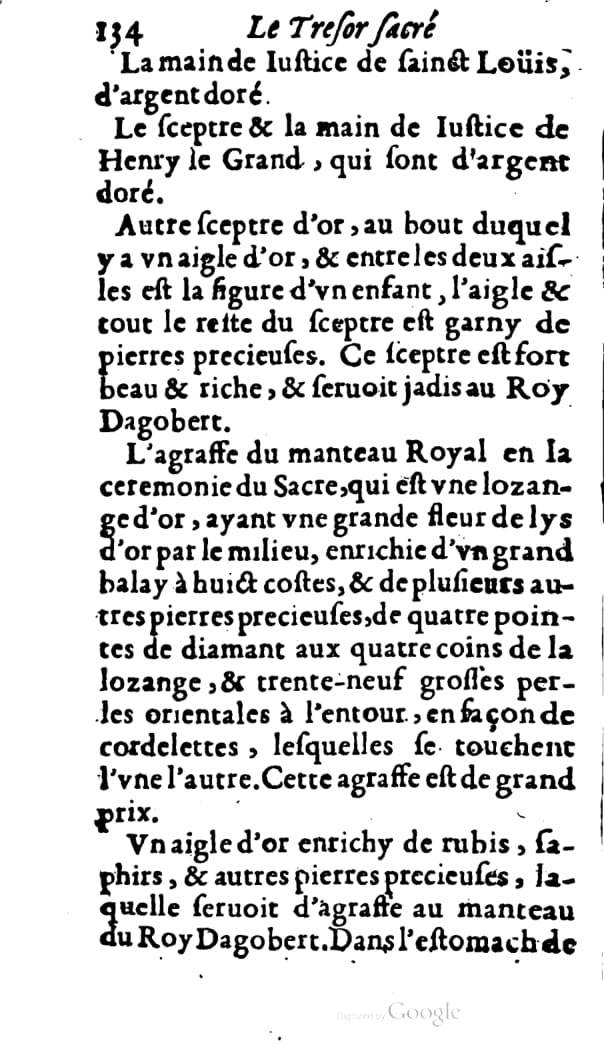 1646 - Jean Billaine - Trésor sacré ou inventaire des saintes reliques - BM Lyon