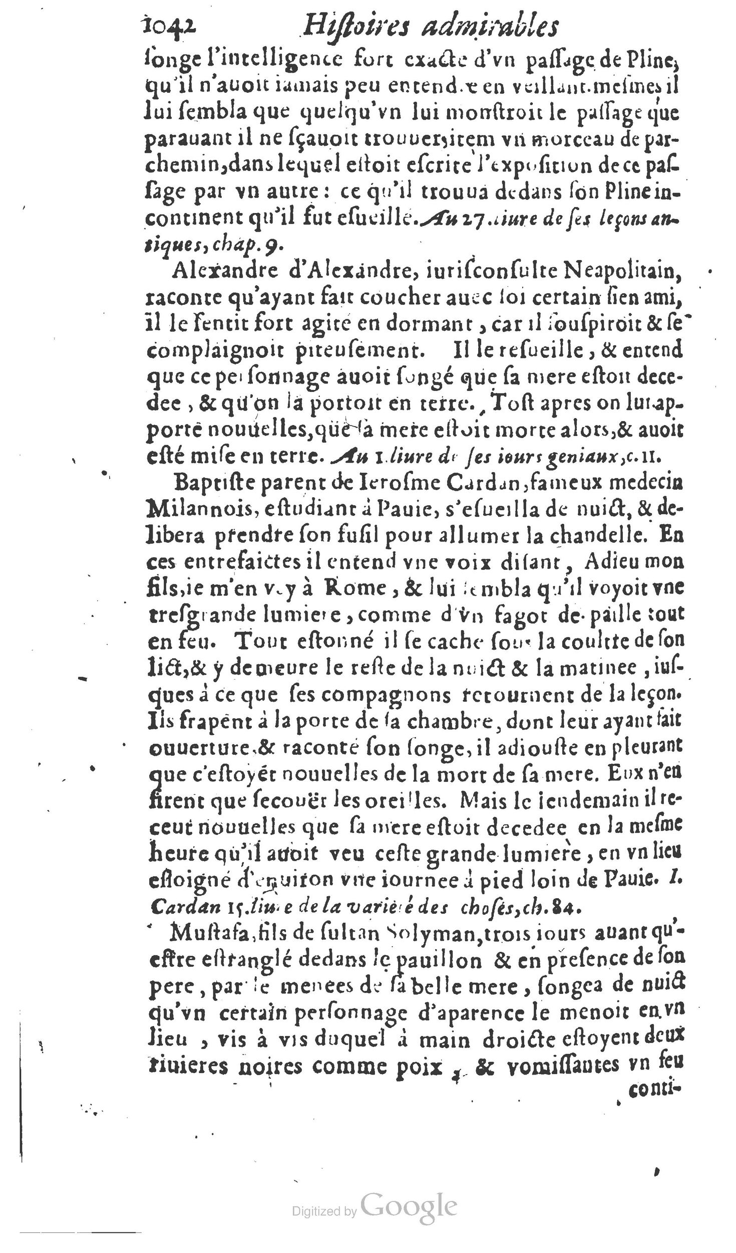 1610 - Paul Marceau - Trésor d’histoires admirables et mémorables - Princeton 1610 - Paul Marceau - Trésor d’histoires admirables et mémorables - Princeton