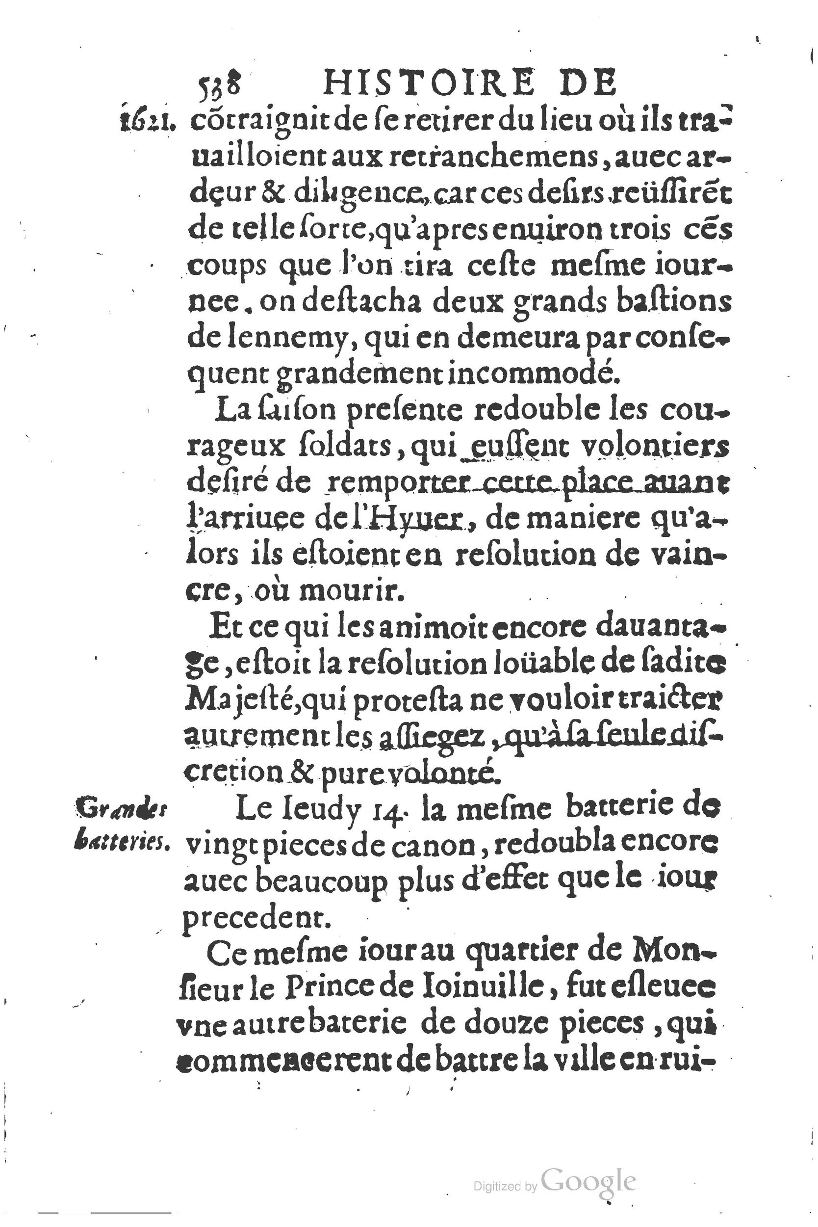1626 - Joseph Bouillerot - Trésor de l’histoire générale de notre temps - BSB Munich