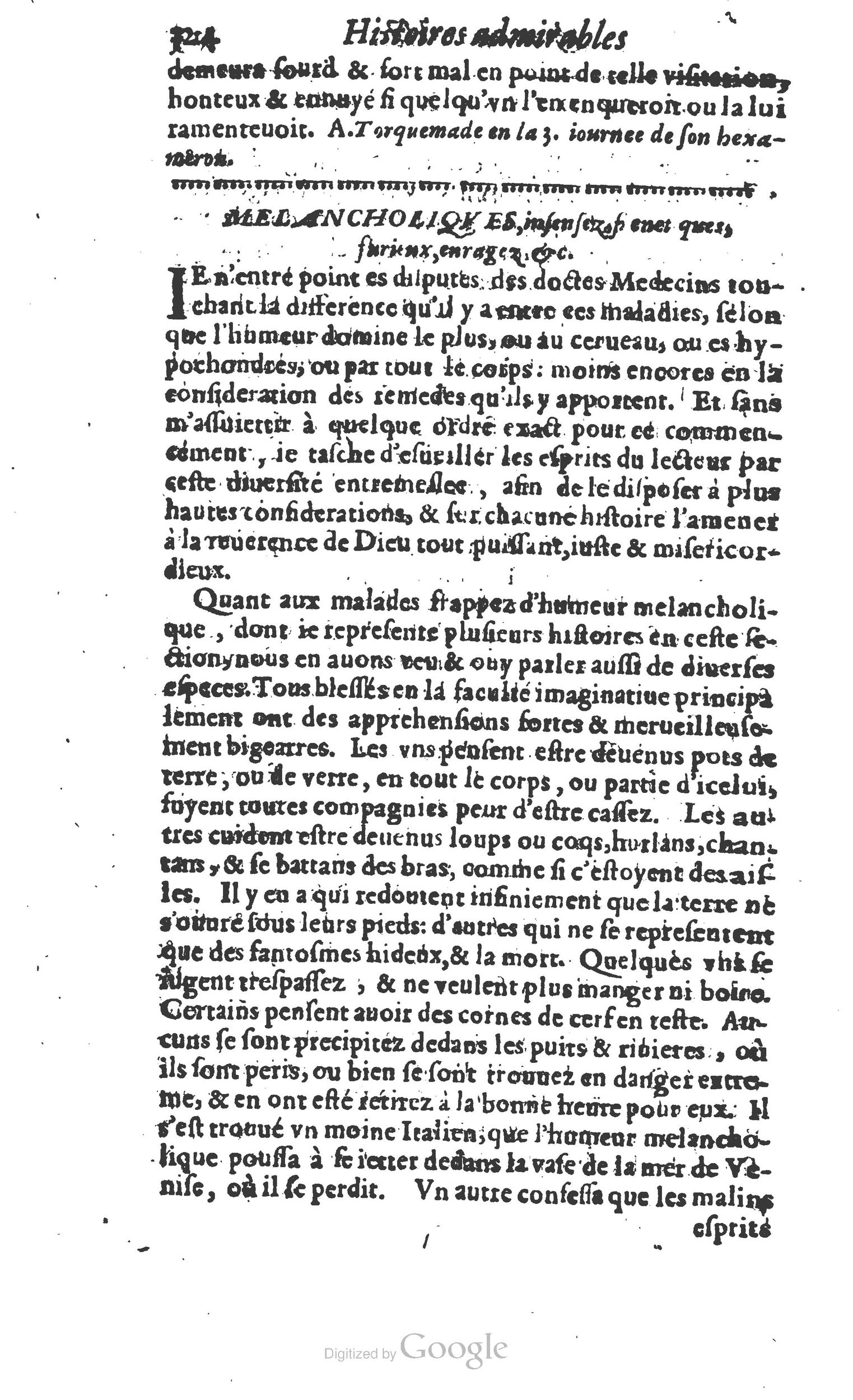 1610 - Paul Marceau - Trésor d’histoires admirables et mémorables - Princeton
