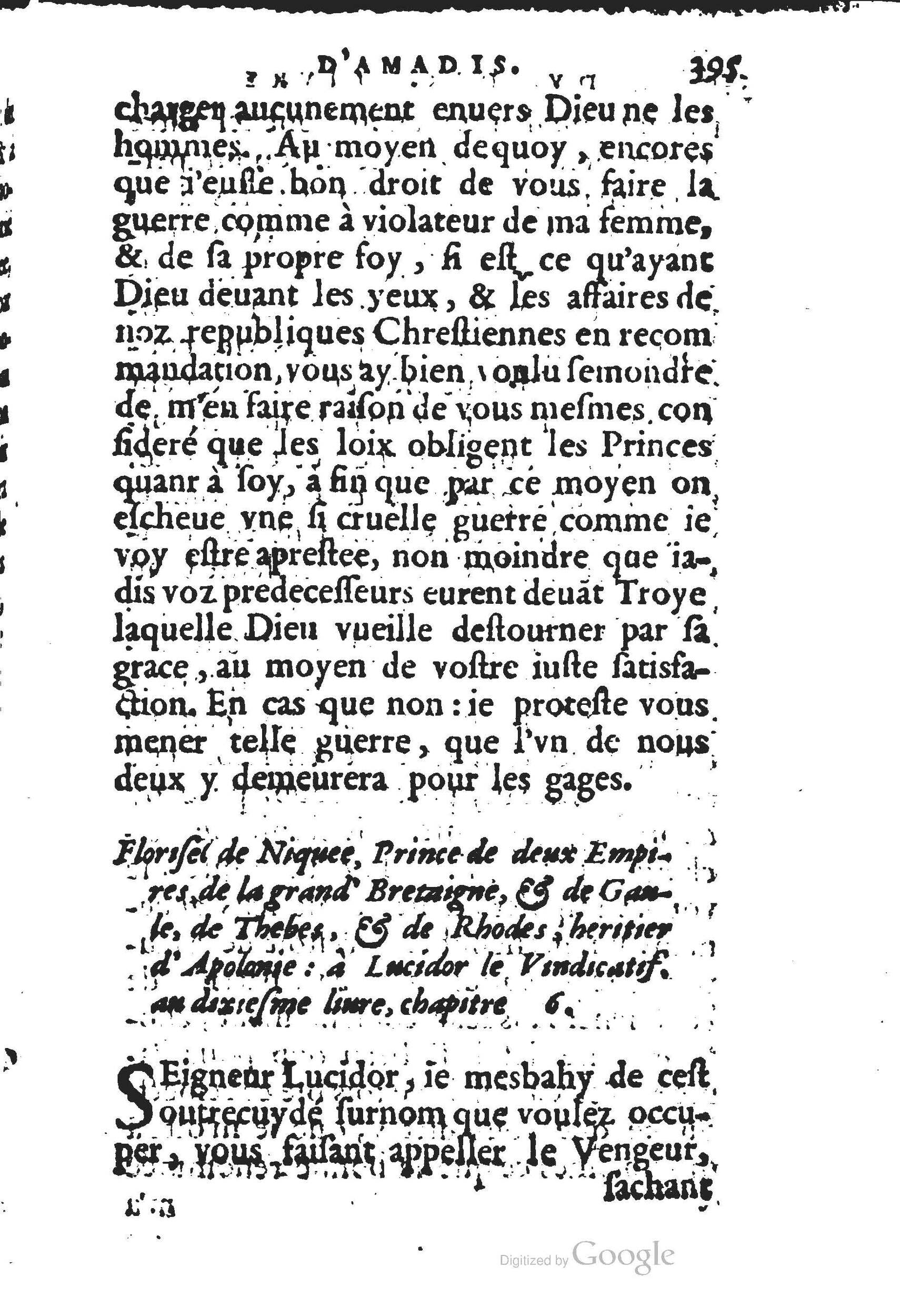 1560 - Jean d’Ogerolles et Gabriel Cotier Lyon - Trésor des Amadis - BSB Munich