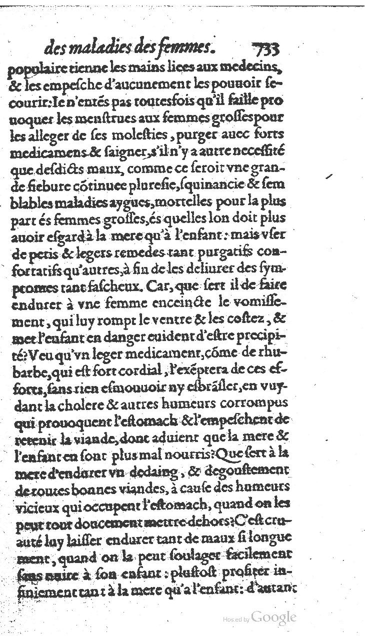 1585 - Jacques du Puis - Trésor des remèdes secrets pour les maladies des femmes - BnF